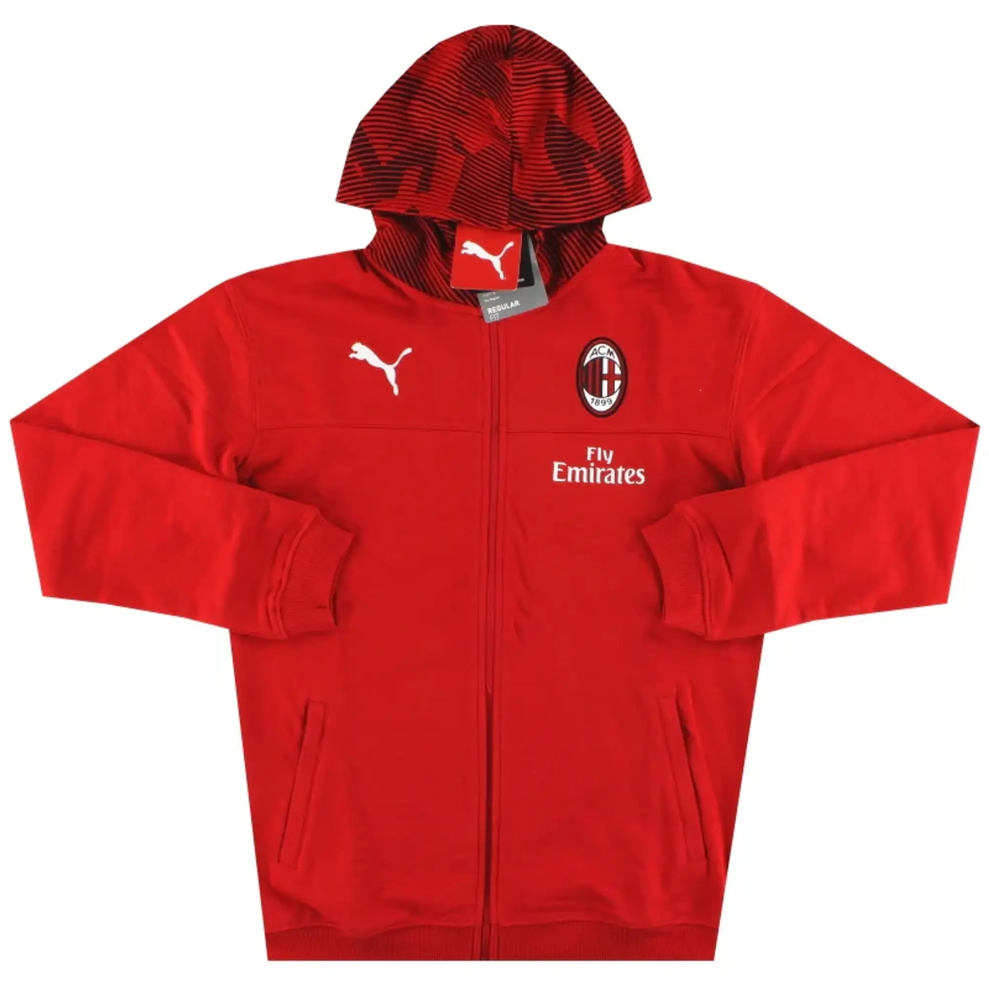 2019-20 AC Milan Puma Full Zip Hoodie *BNIB* XL.Boys - AC Milan / BNIB / Youth