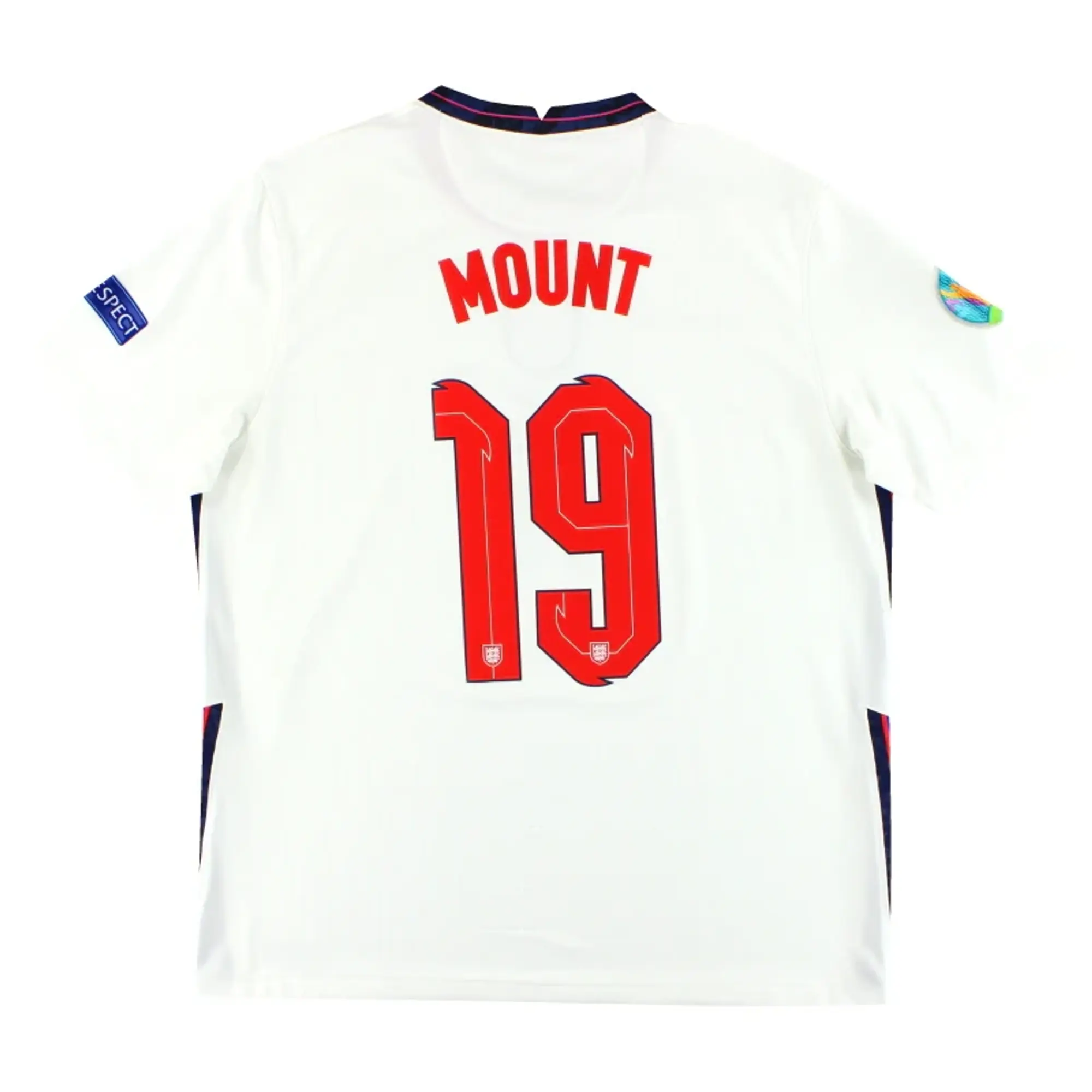2020-21 England Nike Home Shirt Mount #19 XL - England / Very good / XL