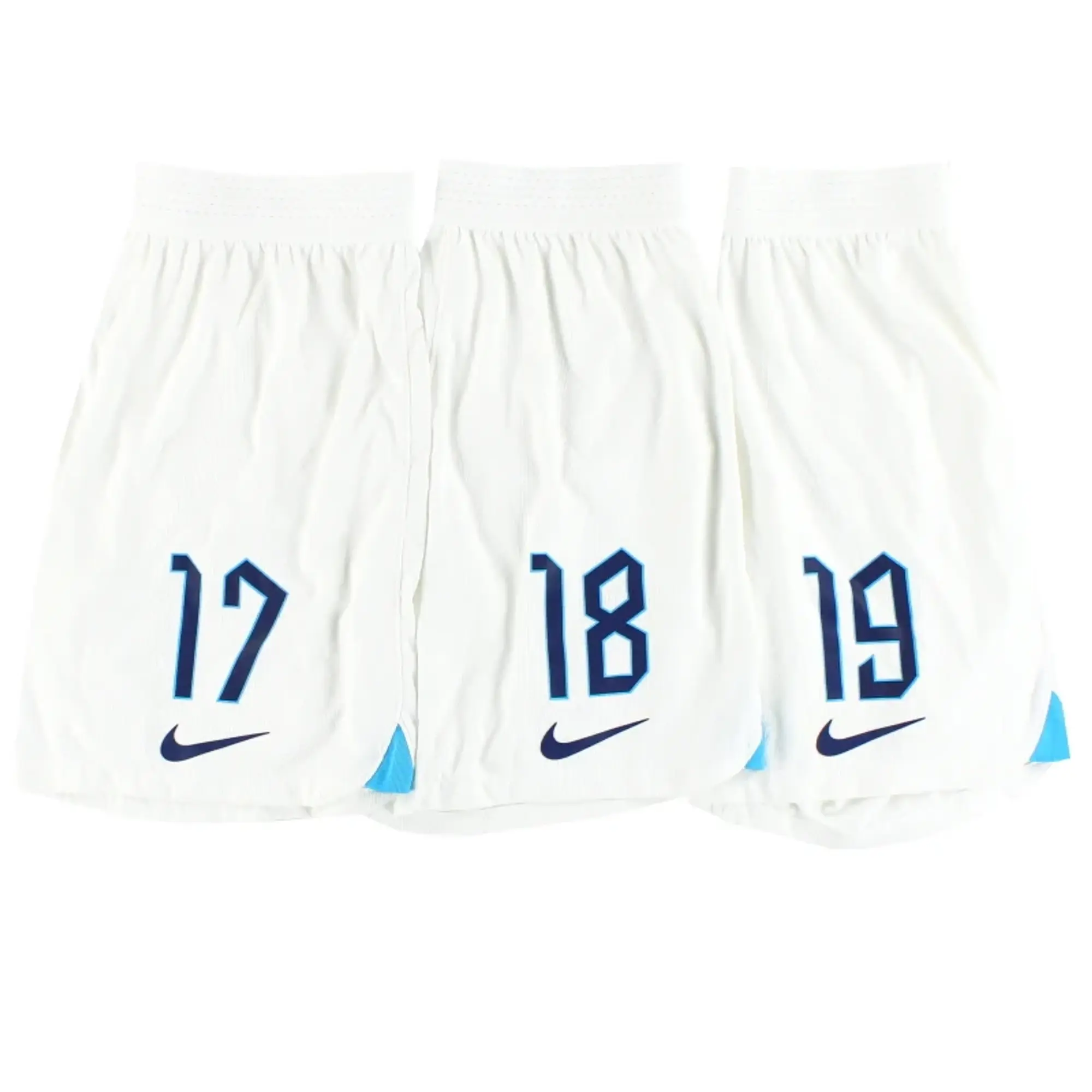 2022-23 England Nike Player Issue Vaporknit Home Shorts *As New* - England / Small / 19