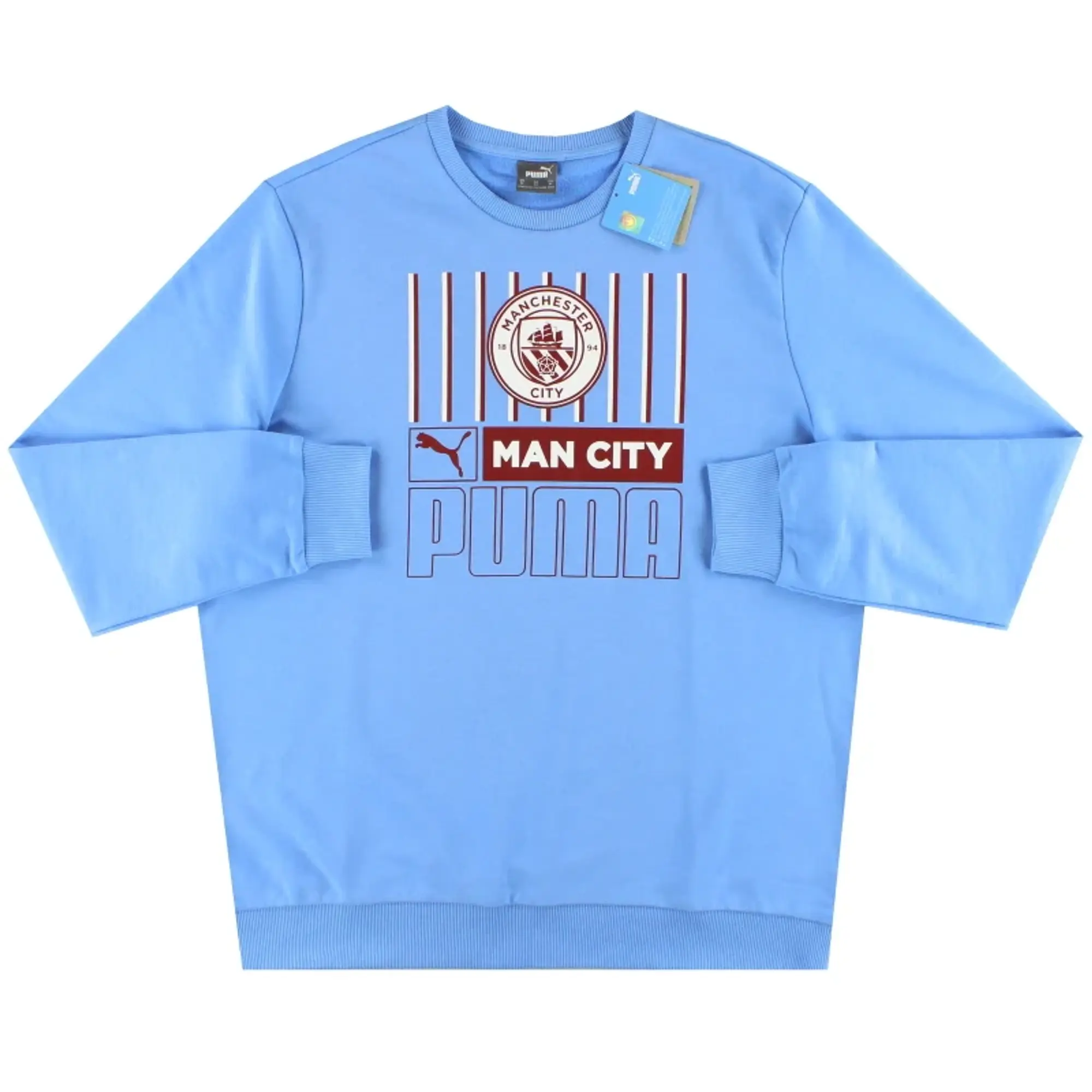 2022-23 Manchester City Puma FtblCore Crew Sweatshirt *w/tags* - Manchester City / w/tags / XL