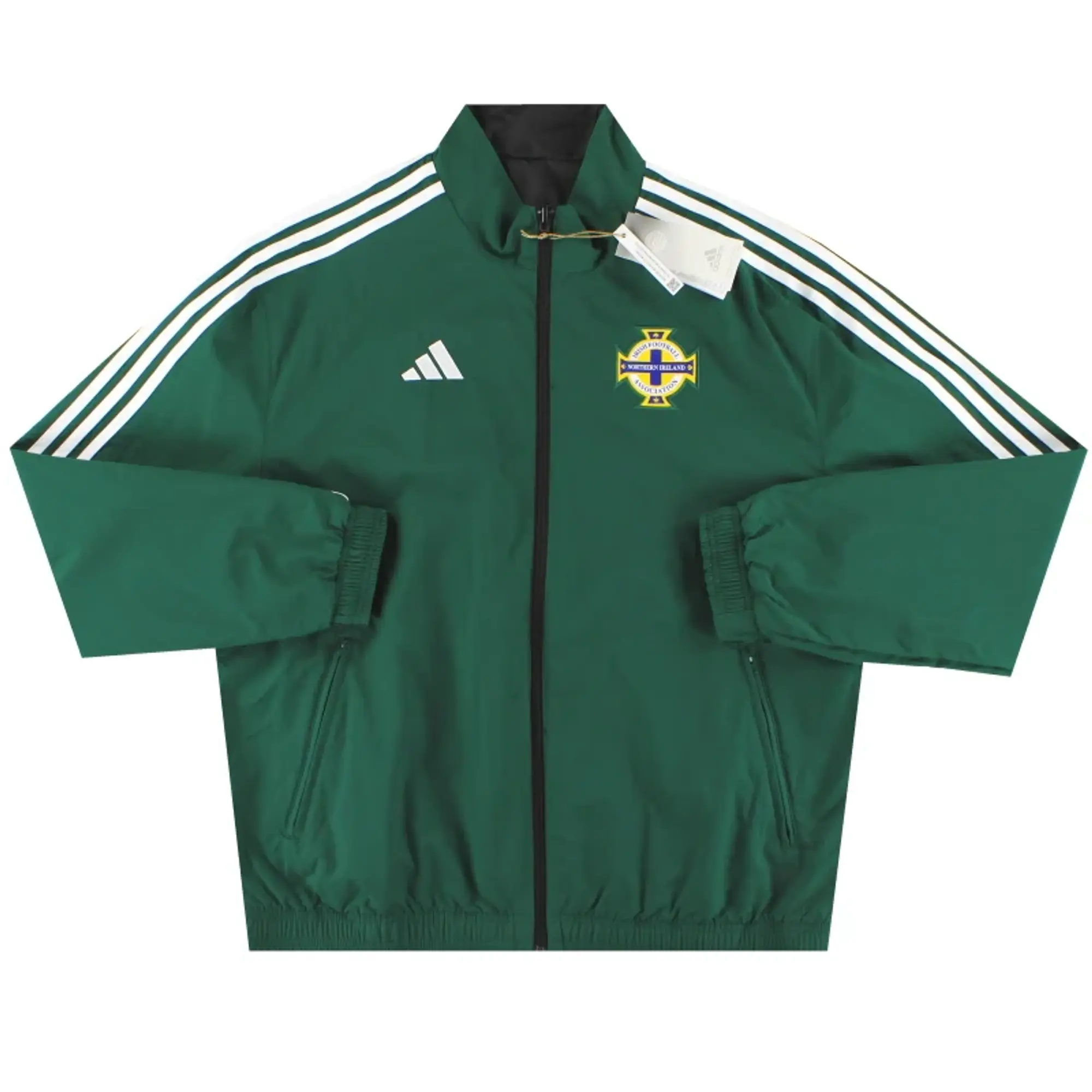 2022-23 Northern Ireland adidas Reversible Anthem Jacket *w/tags* - Northern Ireland / w/tags / Large