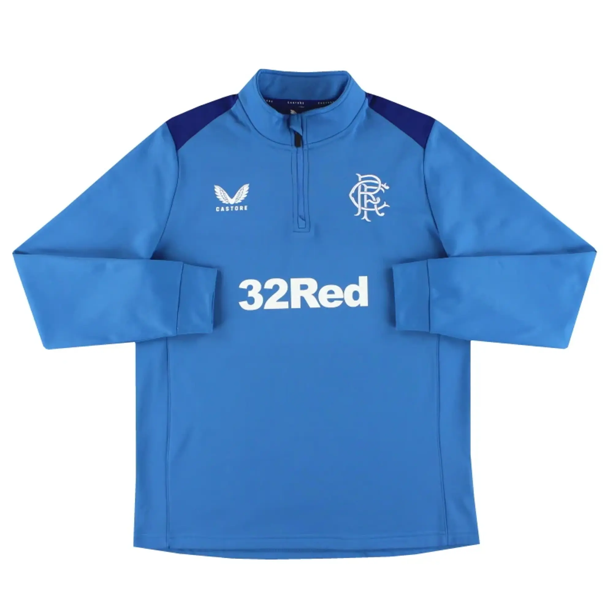 2023-24 Rangers Castore 1/4 Zip Training Fleece M - Rangers / Excellent / Medium