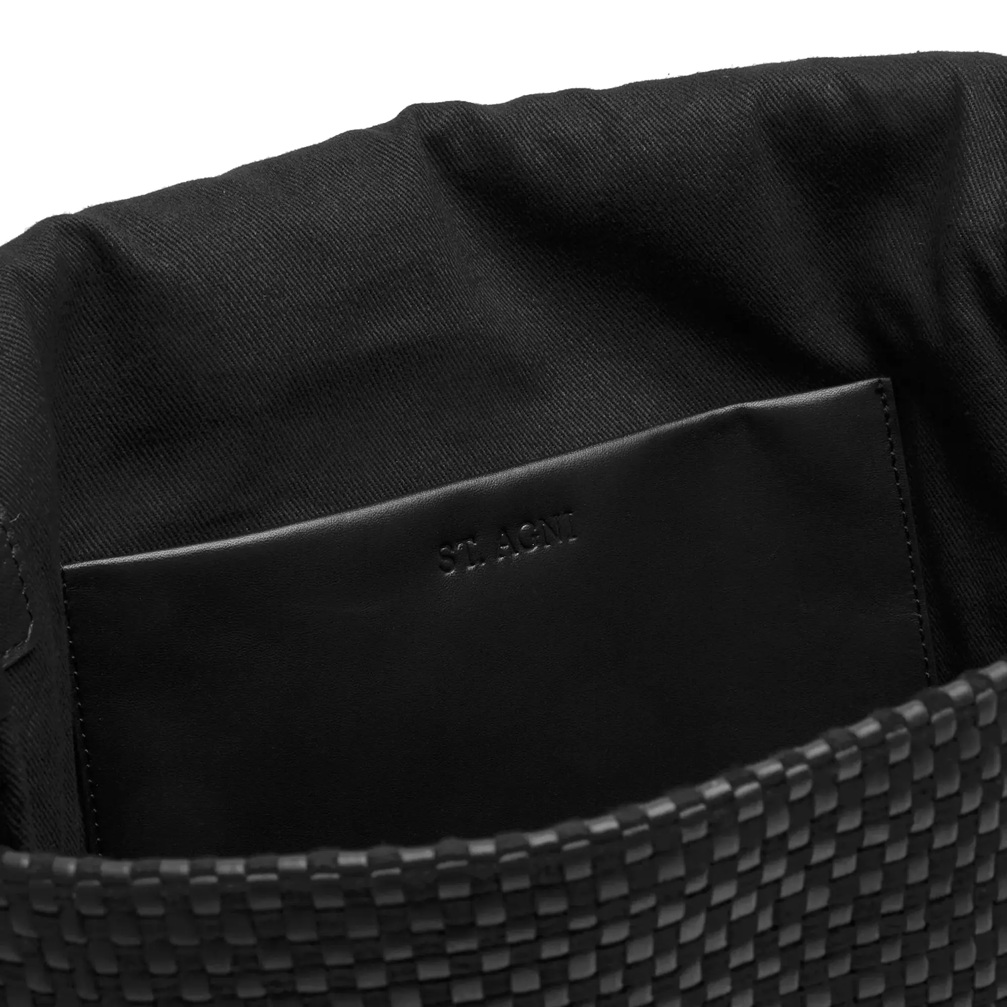 ST. Agni Women's Lattice Everyday Satchel Black