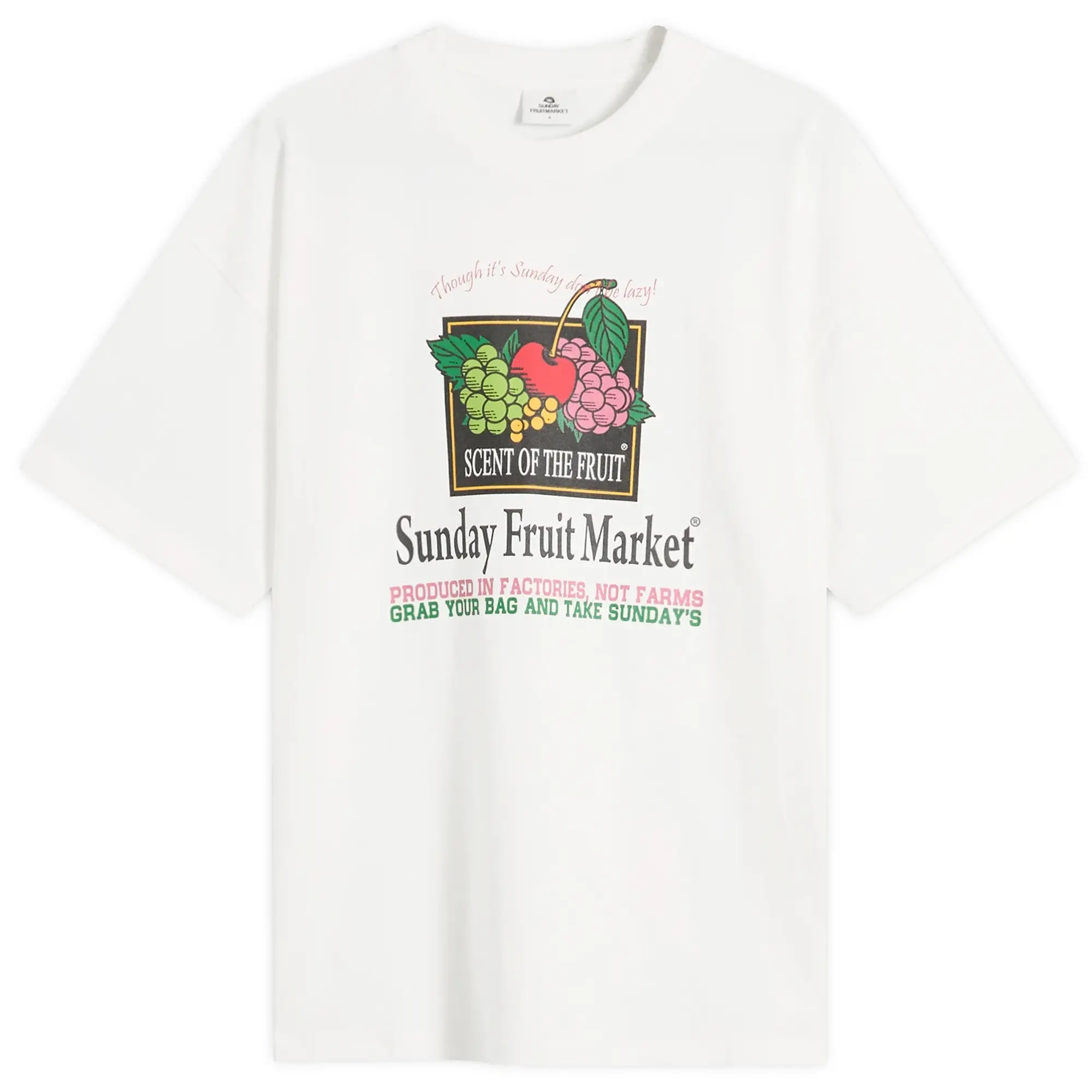 SUNDAYFRUITMARKET Women's Market T-Shirt Ivory
