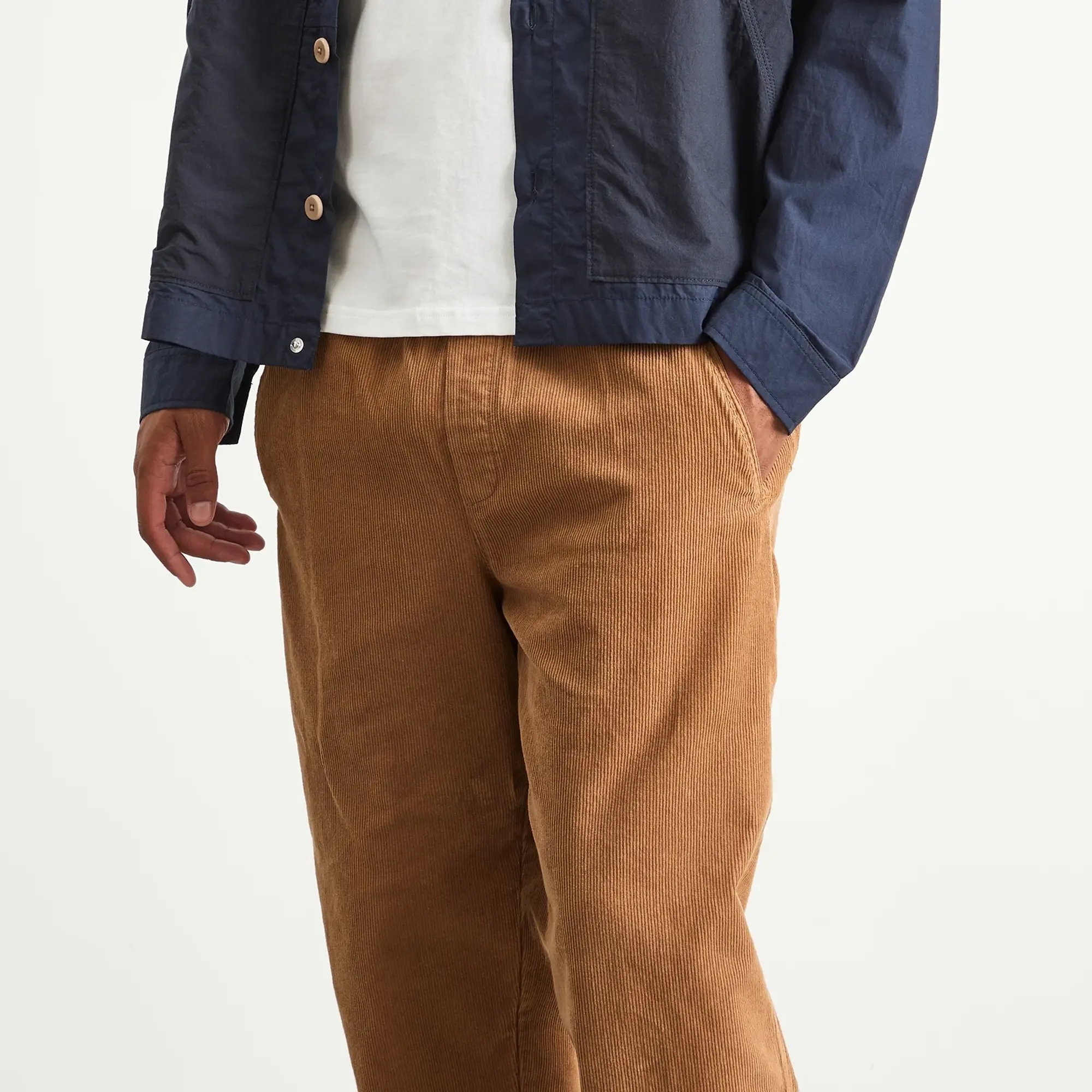 Folk Men's Drawcord Assembly Pant Mink Cord