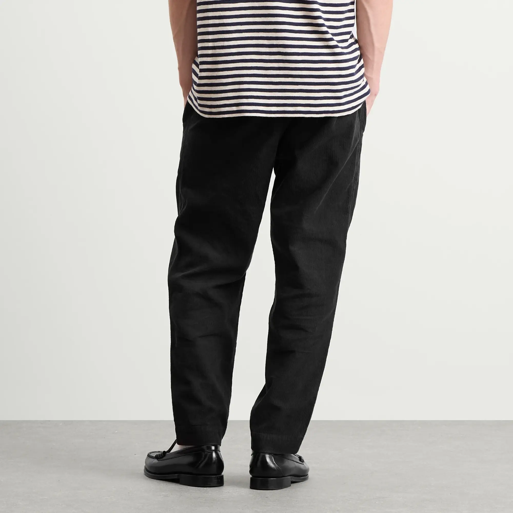 Folk Men's Drawcord Assembly Pant Black Cord