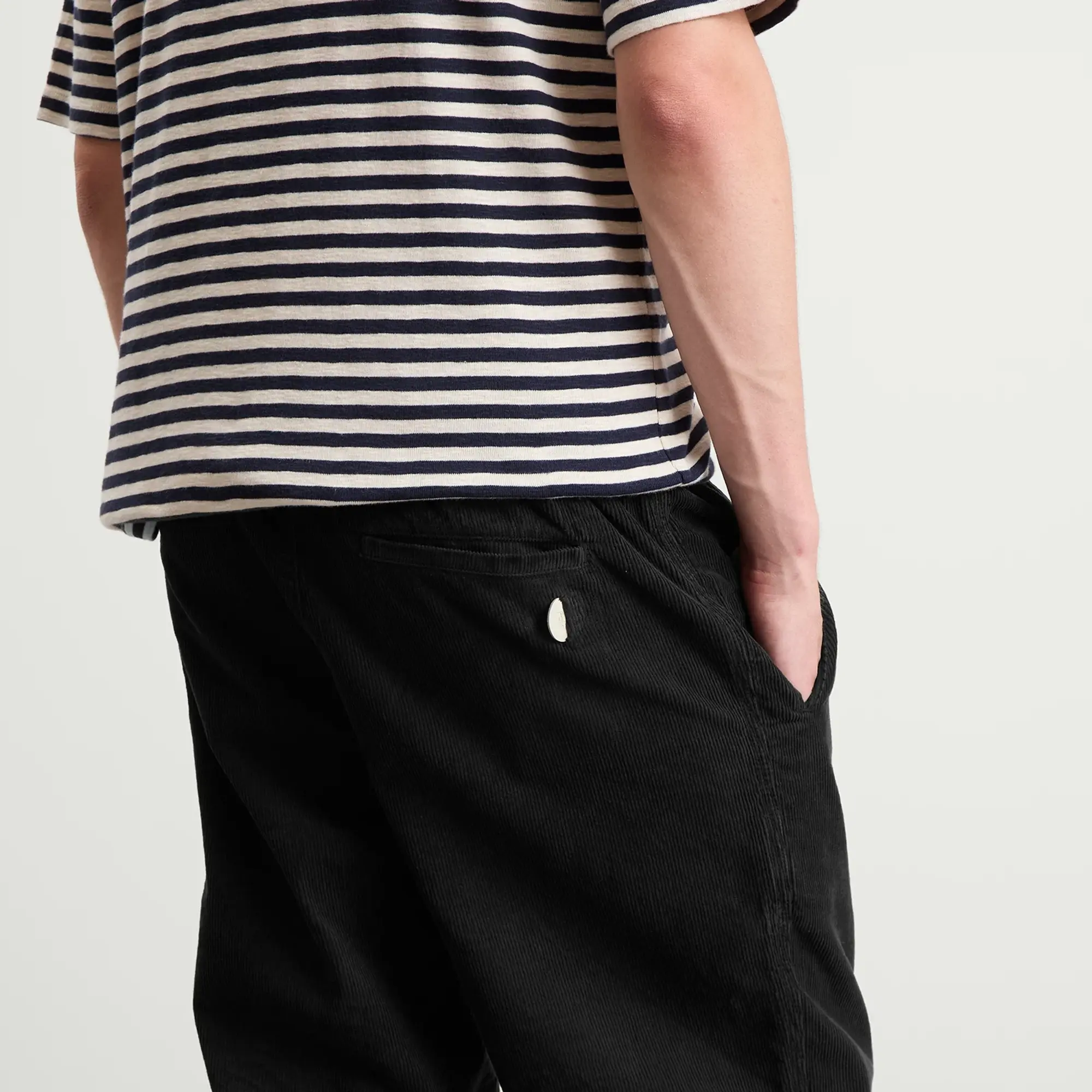 Folk Men's Drawcord Assembly Pant Black Cord