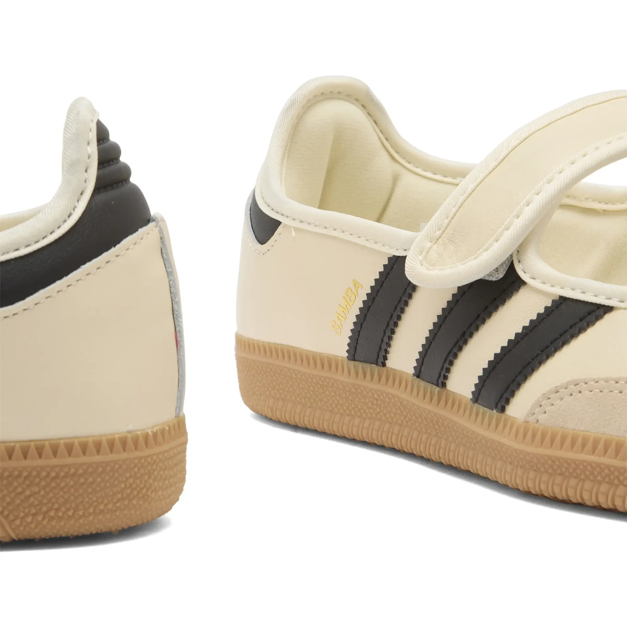 Adidas Women's Samba Jane Sneaker Cream White/Gum/Core Black