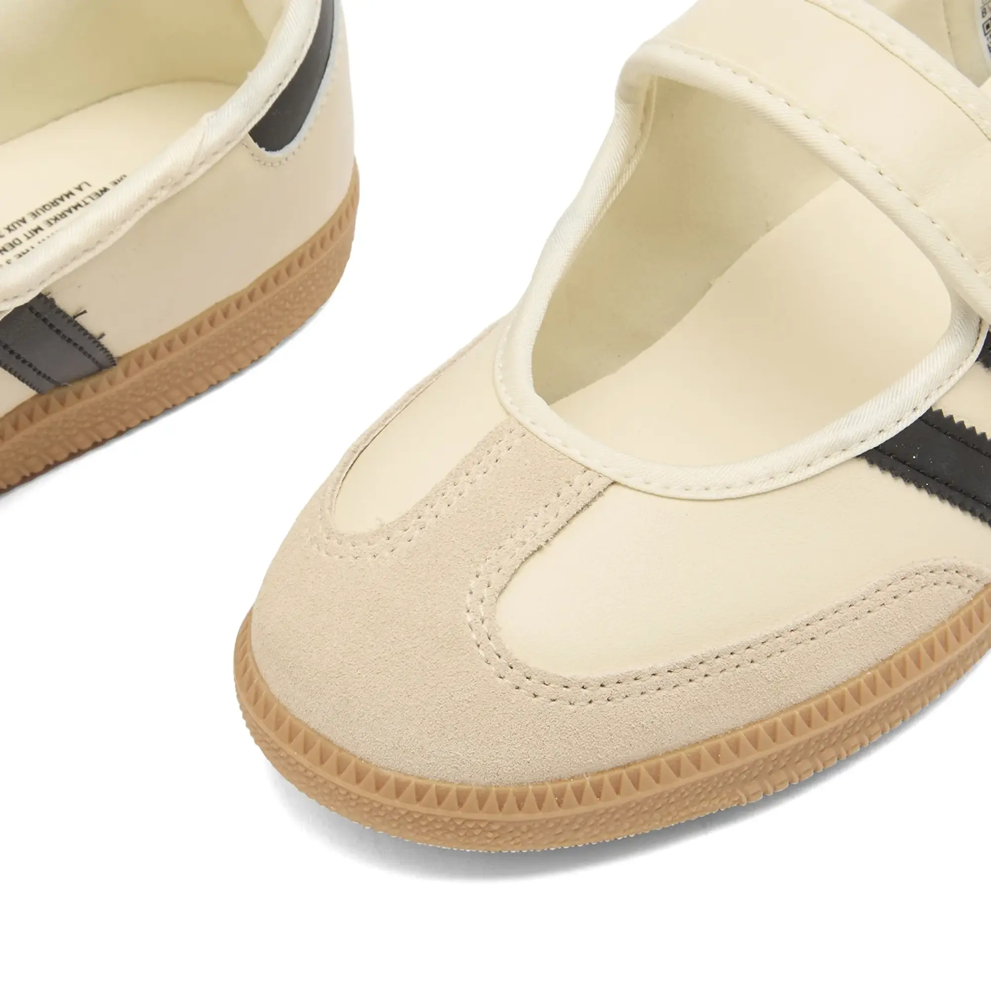 Adidas Women's Samba Jane Sneaker Cream White/Gum/Core Black
