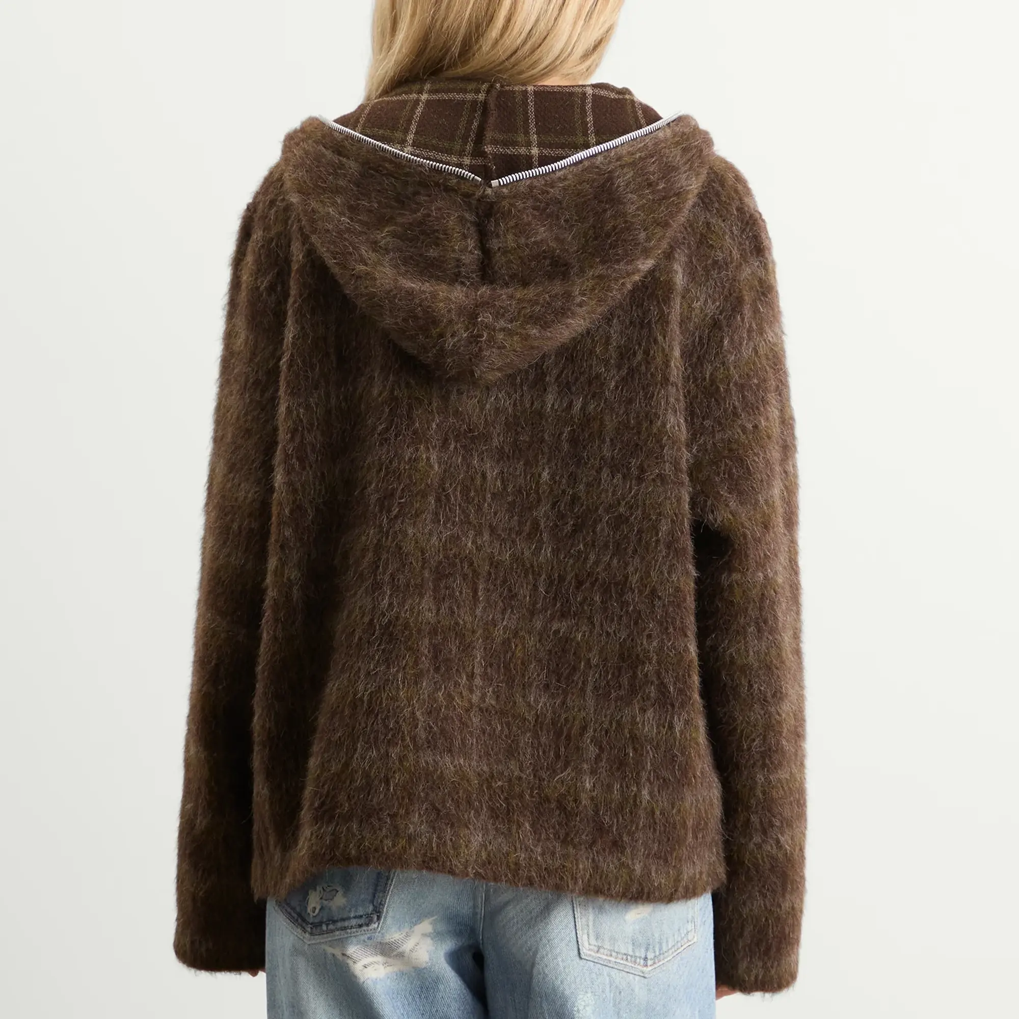 Our Legacy Women's Full Zip Hoodie Dorf Check