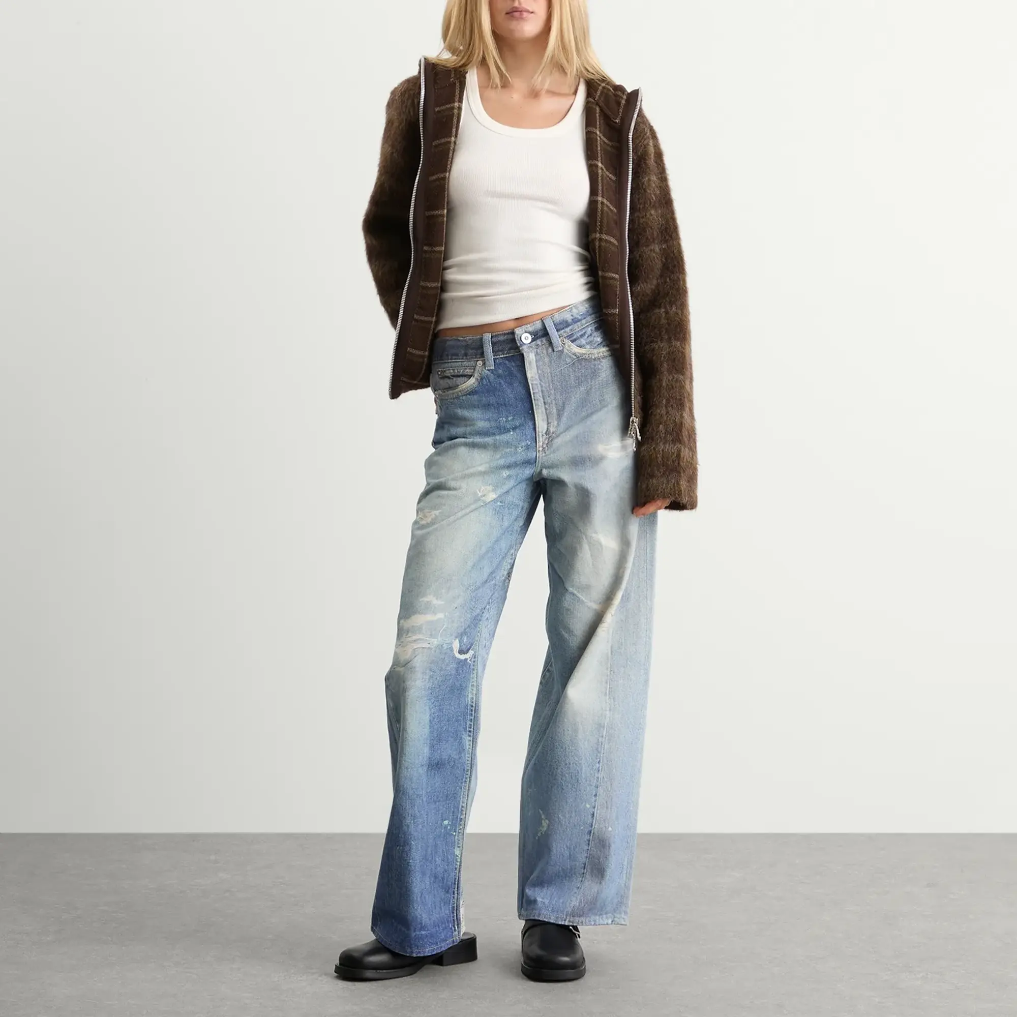 Our Legacy Women's Full Zip Hoodie Dorf Check