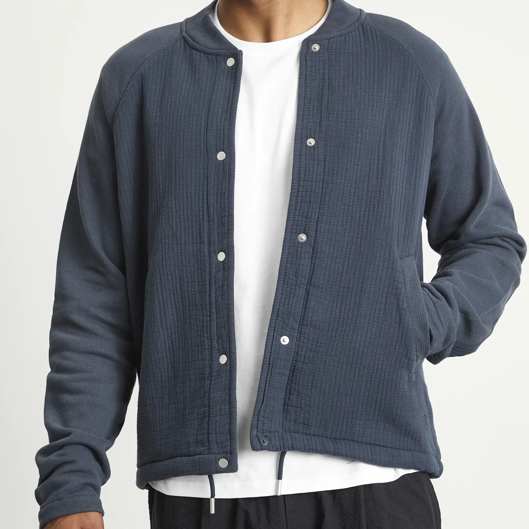 Folk Men's Signal Bomber Jacket Navy