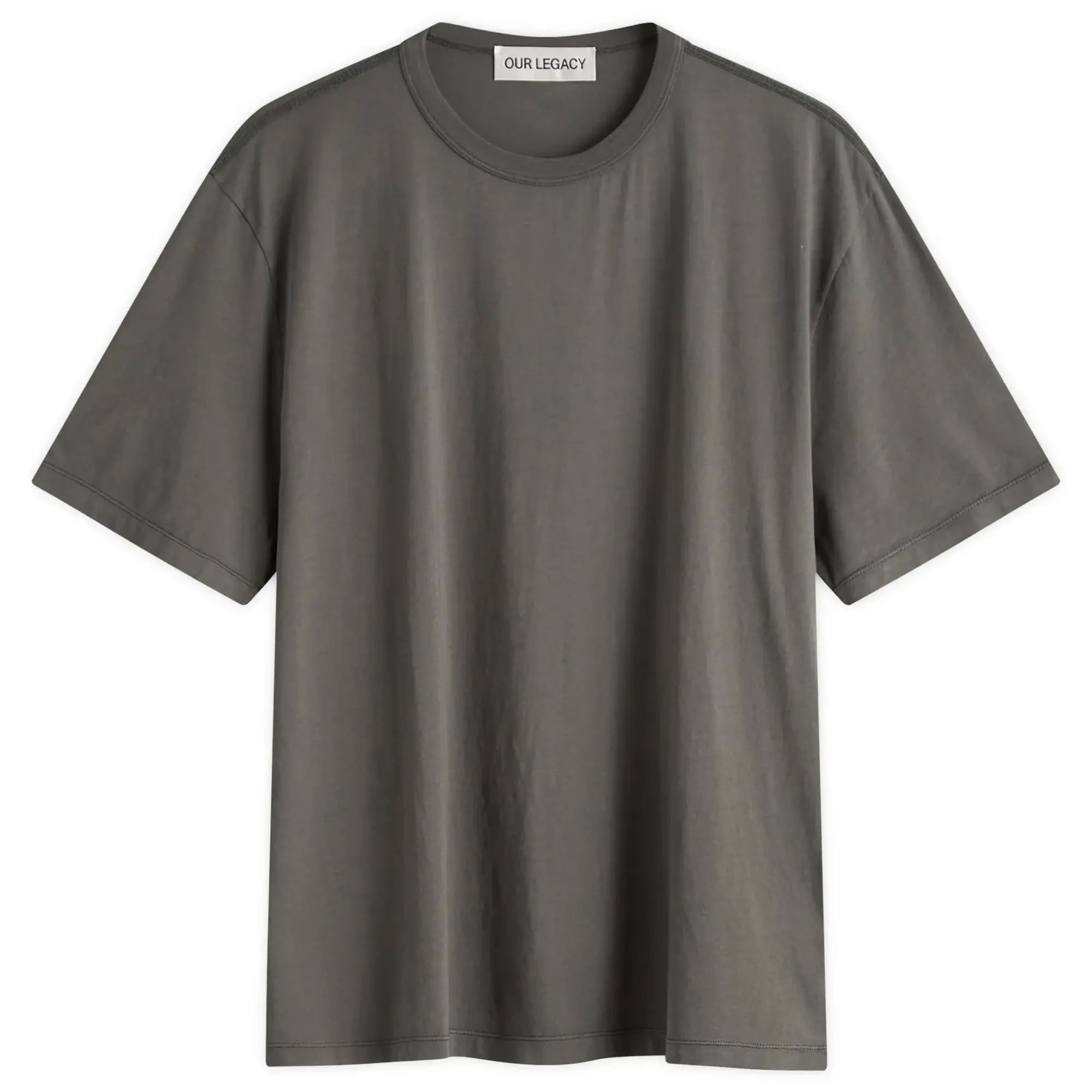 Our Legacy Men's New Box T-Shirt Grey Sage Clean Jersey