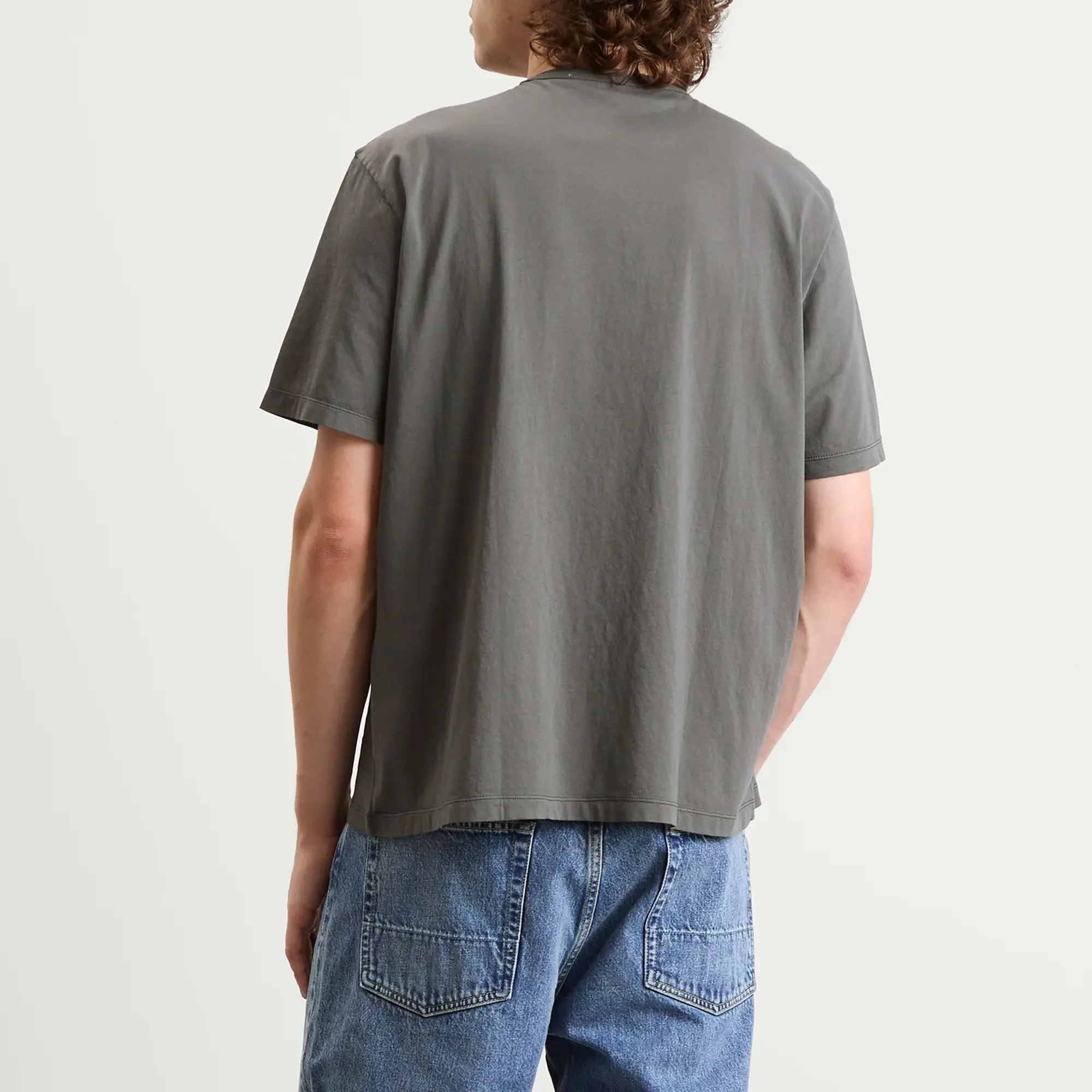 Our Legacy Men's New Box T-Shirt Grey Sage Clean Jersey