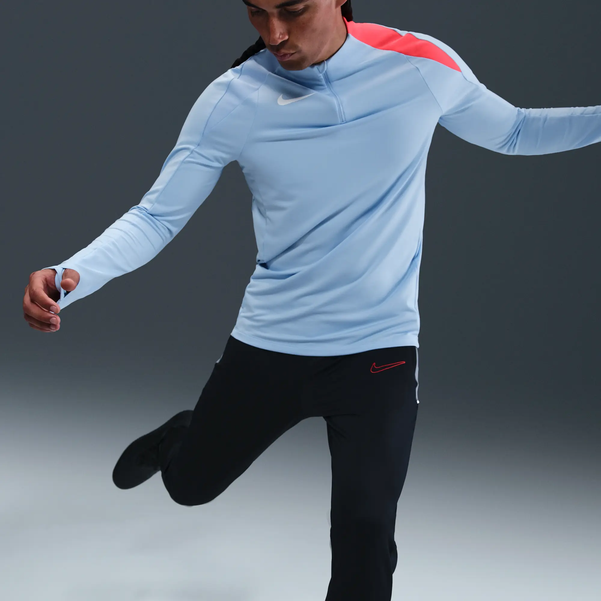 Nike Strike Men's Dri-FIT Football Drill Top - Blue - Polyester/Elastane