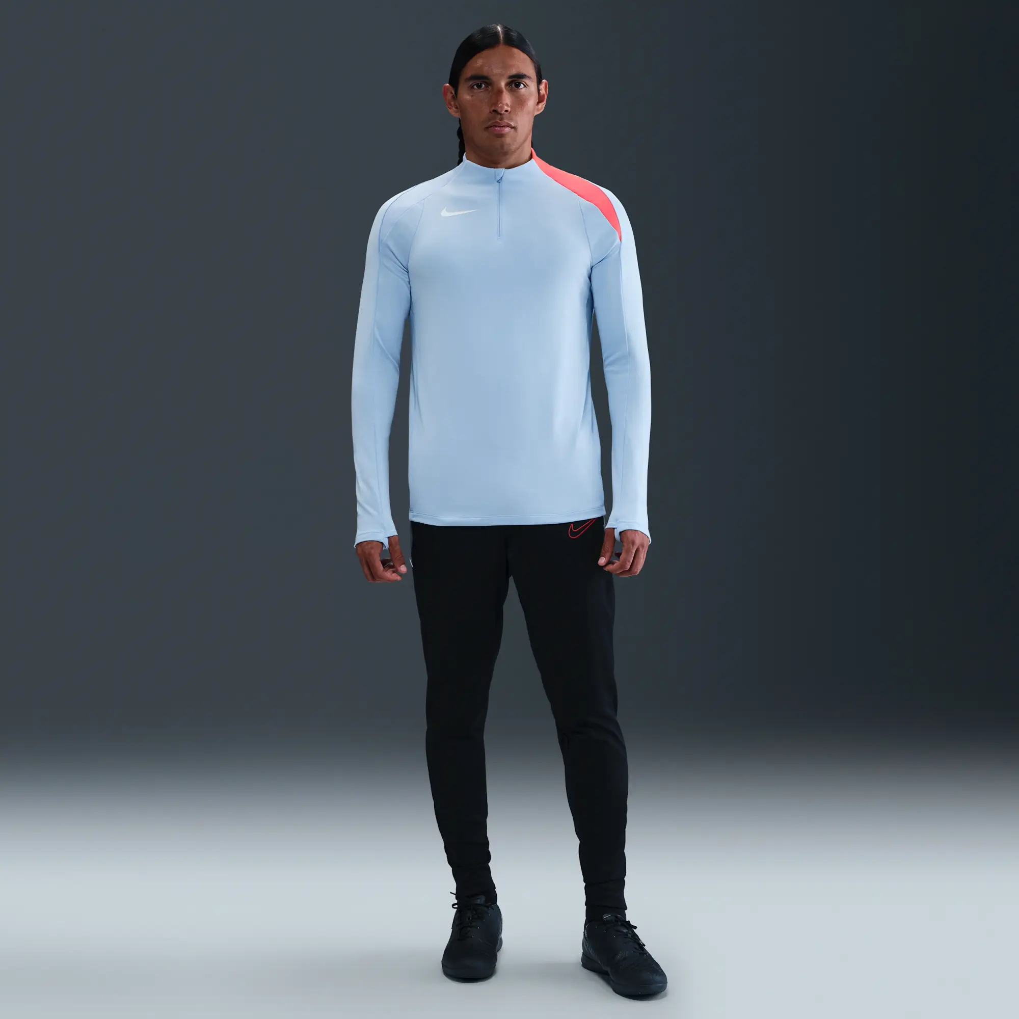 Nike Strike Men's Dri-FIT Football Drill Top - Blue - Polyester/Elastane
