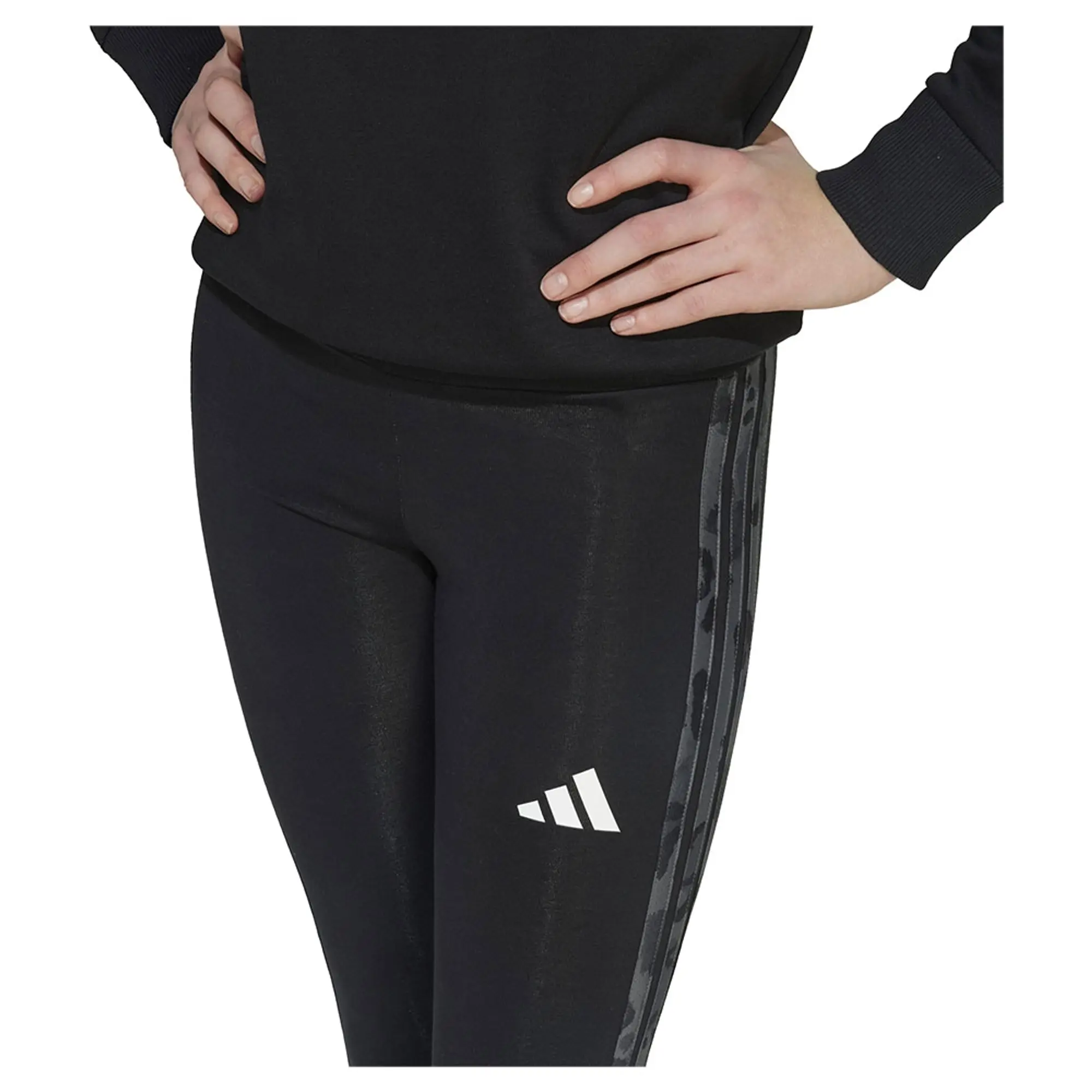 Adidas Animal 3 Stripes Single Jersey Leggings