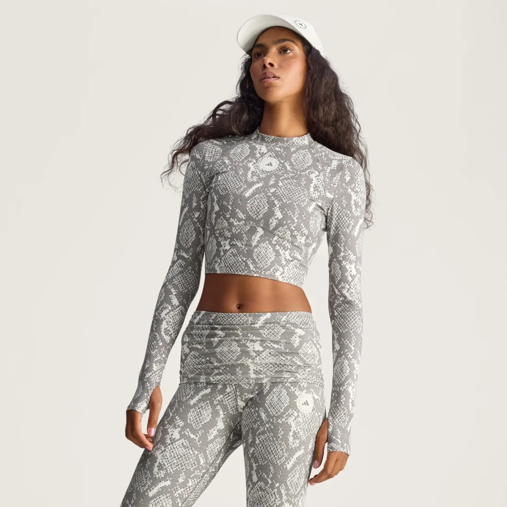 adidas adidas By Stella McCartney Training Longsleeve Crop Printed