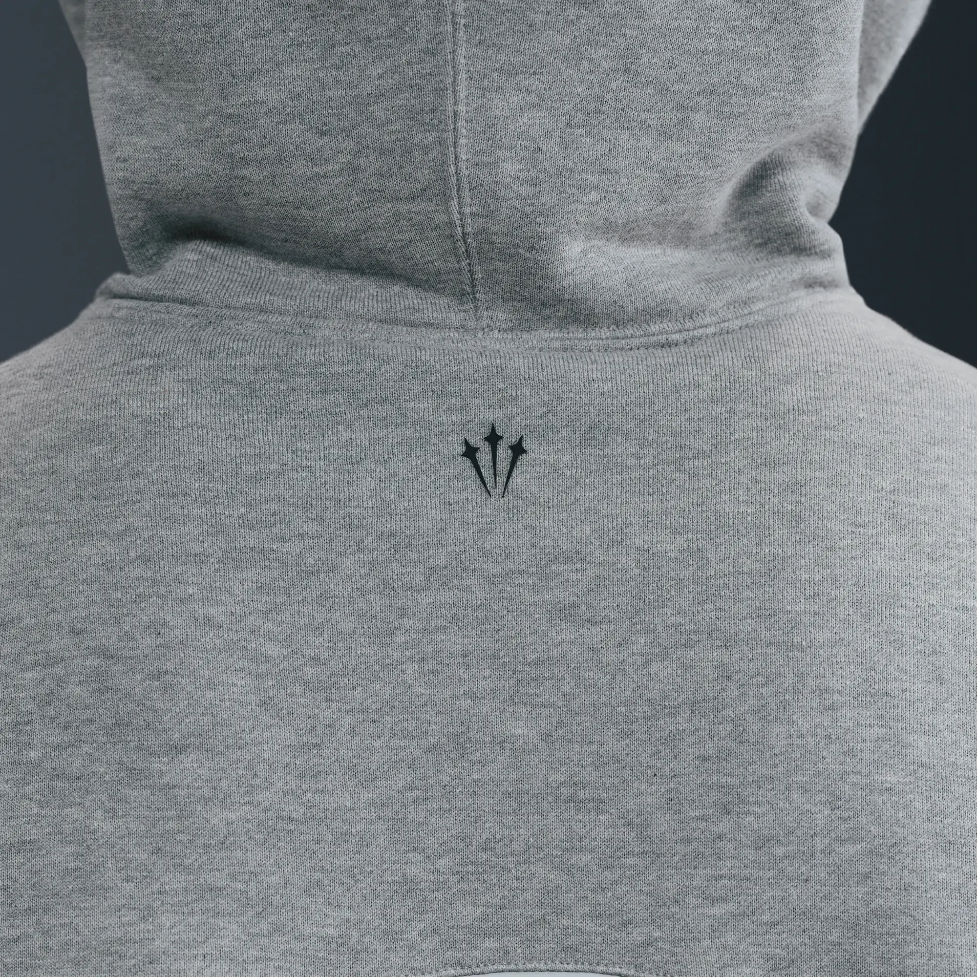 Nike NOCTA Men's Fleece Hoodie - Grey - Cotton/Polyester
