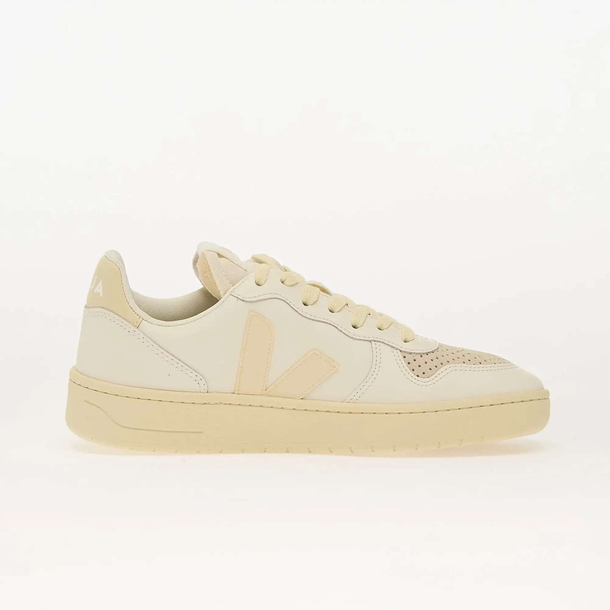 Sneakers Veja V-10 Leather Pure_Calcaire Eur 41