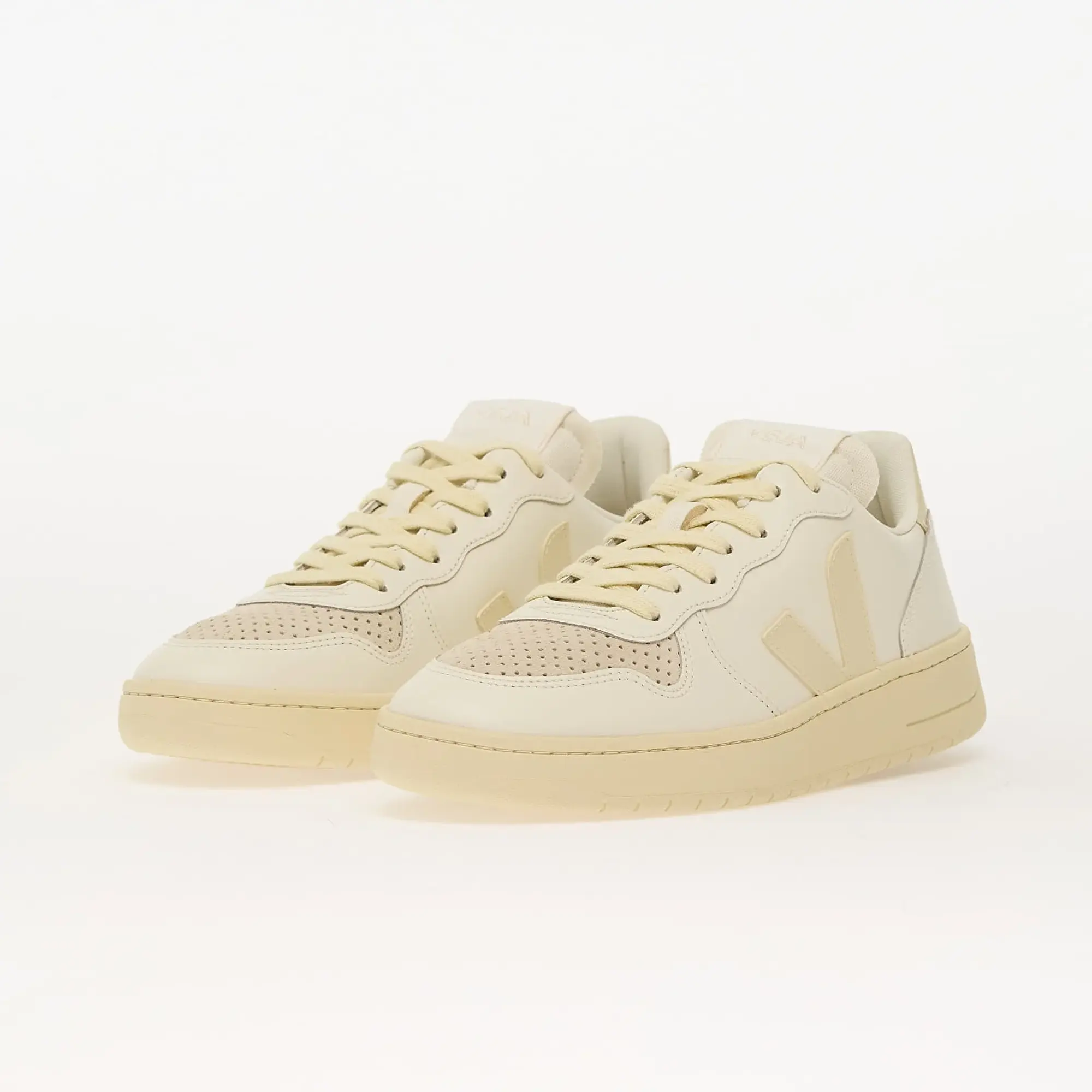 Sneakers Veja V-10 Leather Pure_Calcaire Eur 41