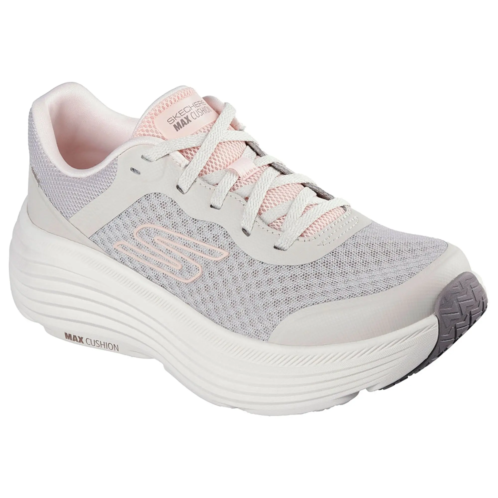 Skechers Women's Max Cushioning Endeavour Sneaker in Natural