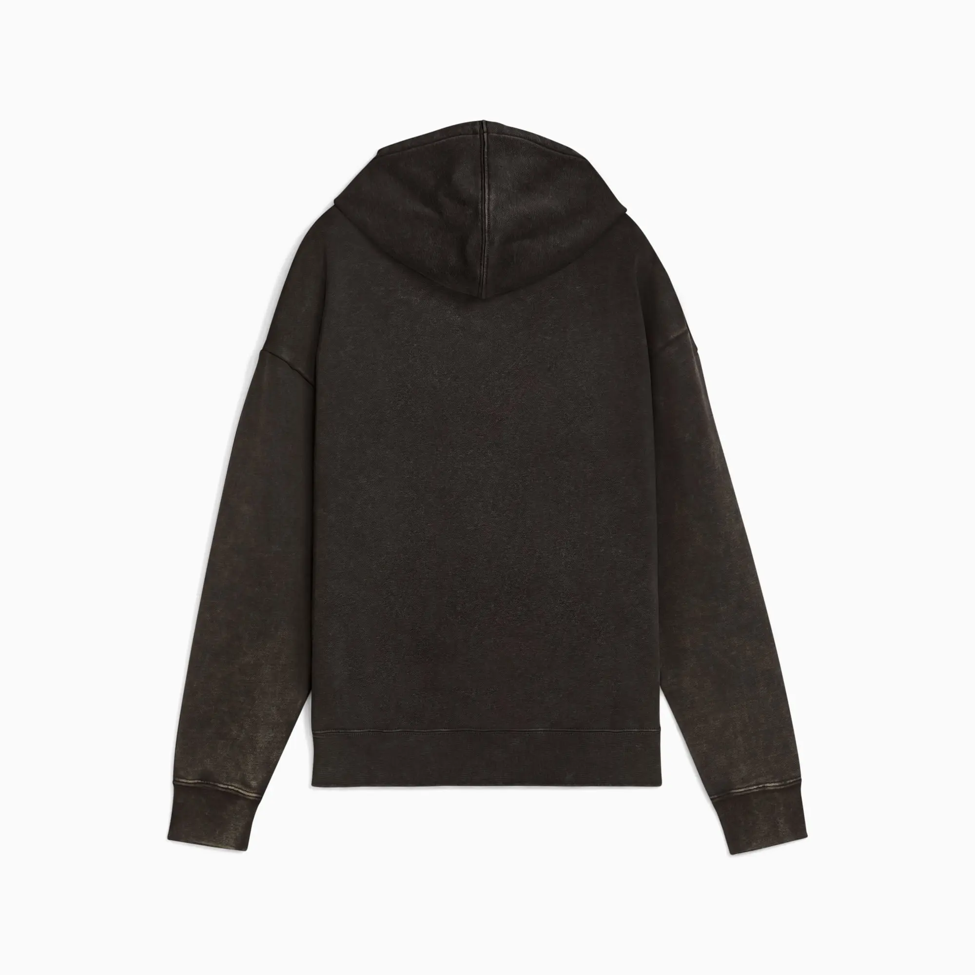 PUMA Essentials Elevated Relaxed Wash Hoodie Women, Black, size 3XL