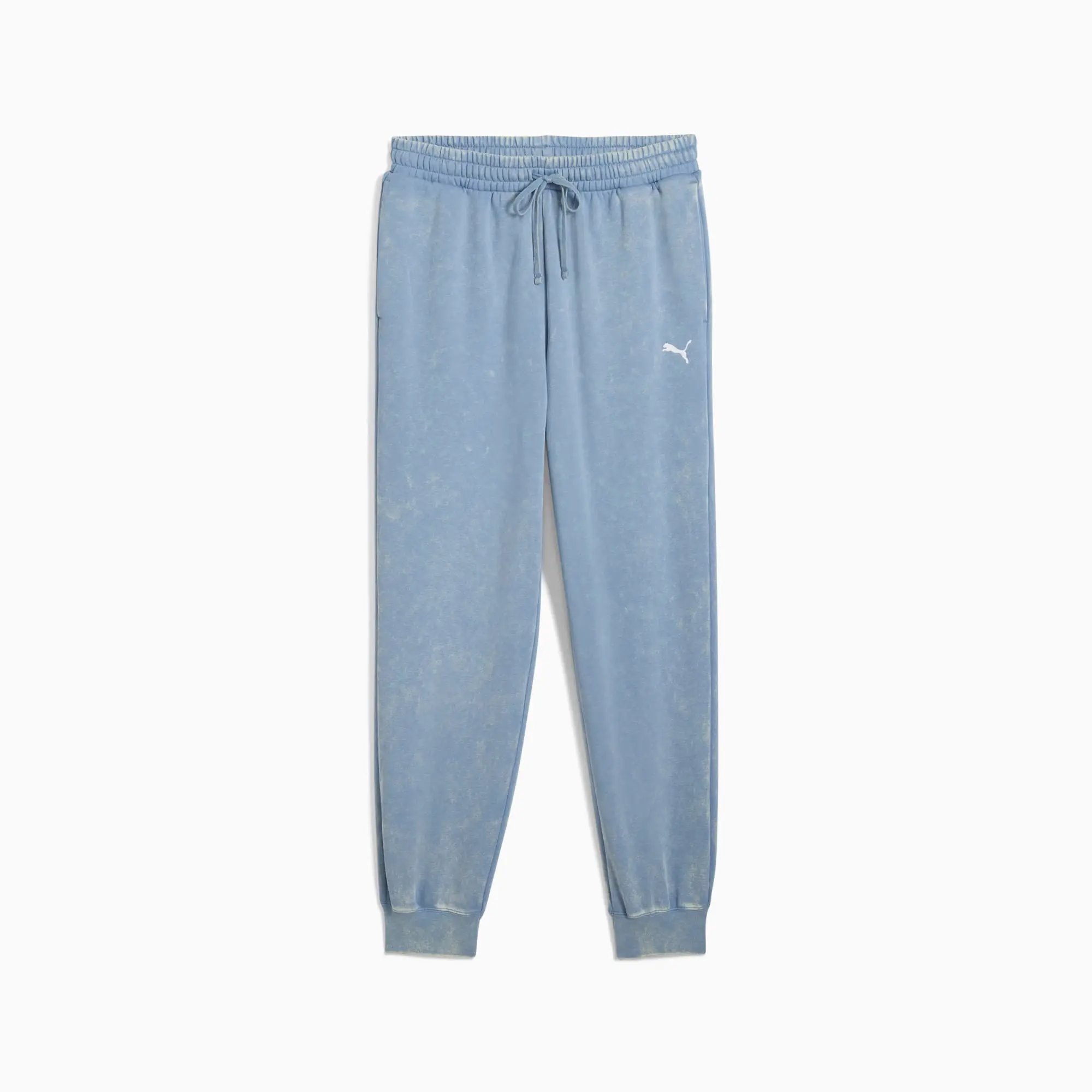 PUMA Essentials Elevated Relaxed Wash Sweatpants Men, Cool Blue, size Large