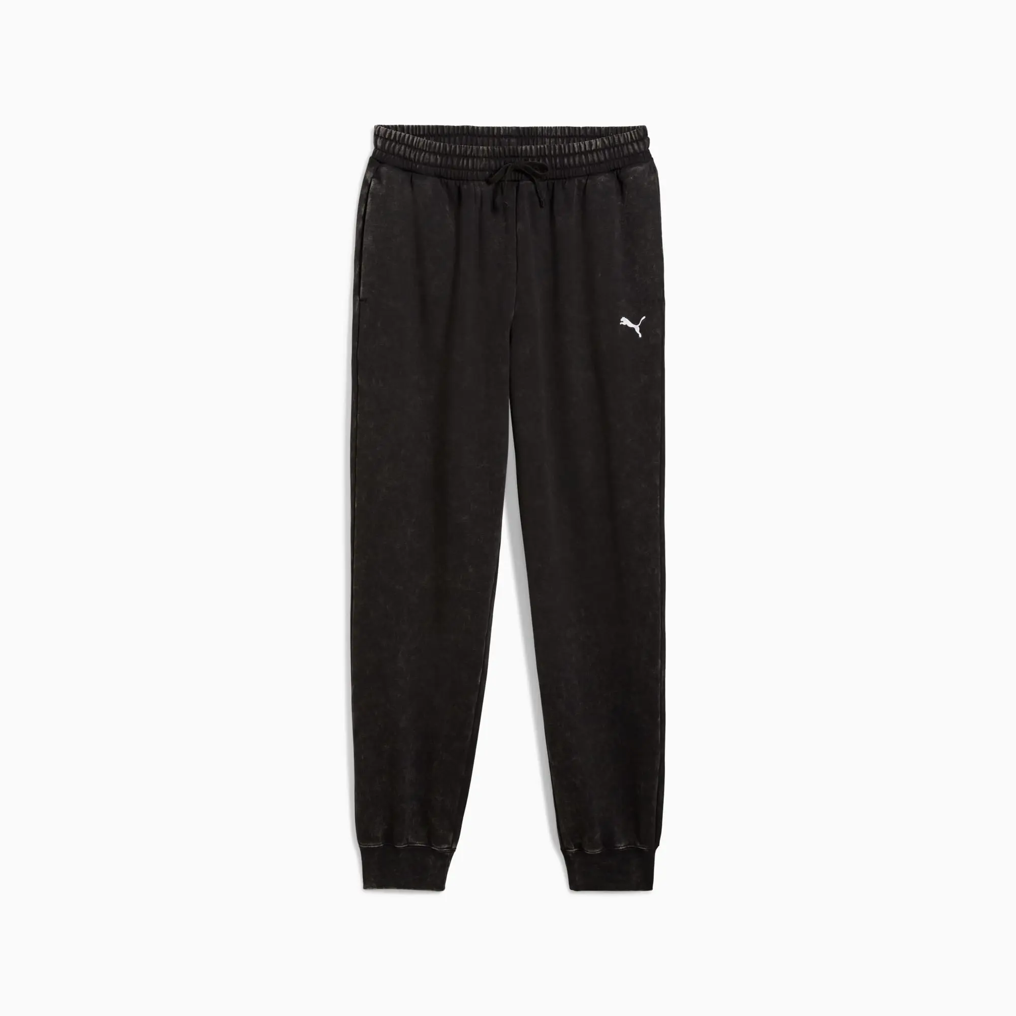PUMA Essentials Elevated Relaxed Wash Sweatpants Men, Black, size Large