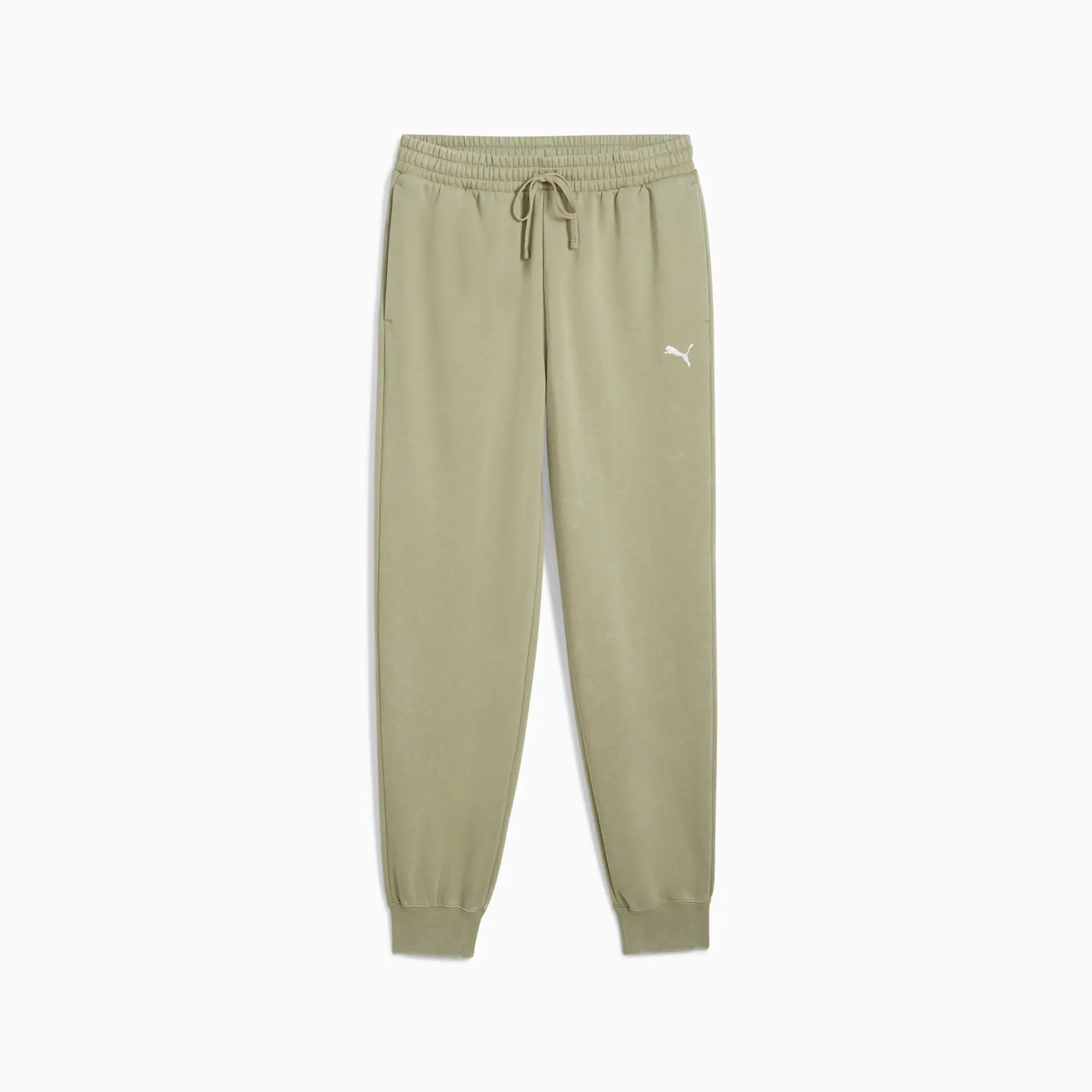 PUMA Essentials Elevated Relaxed Wash Sweatpants Men, Lux Army, size Large