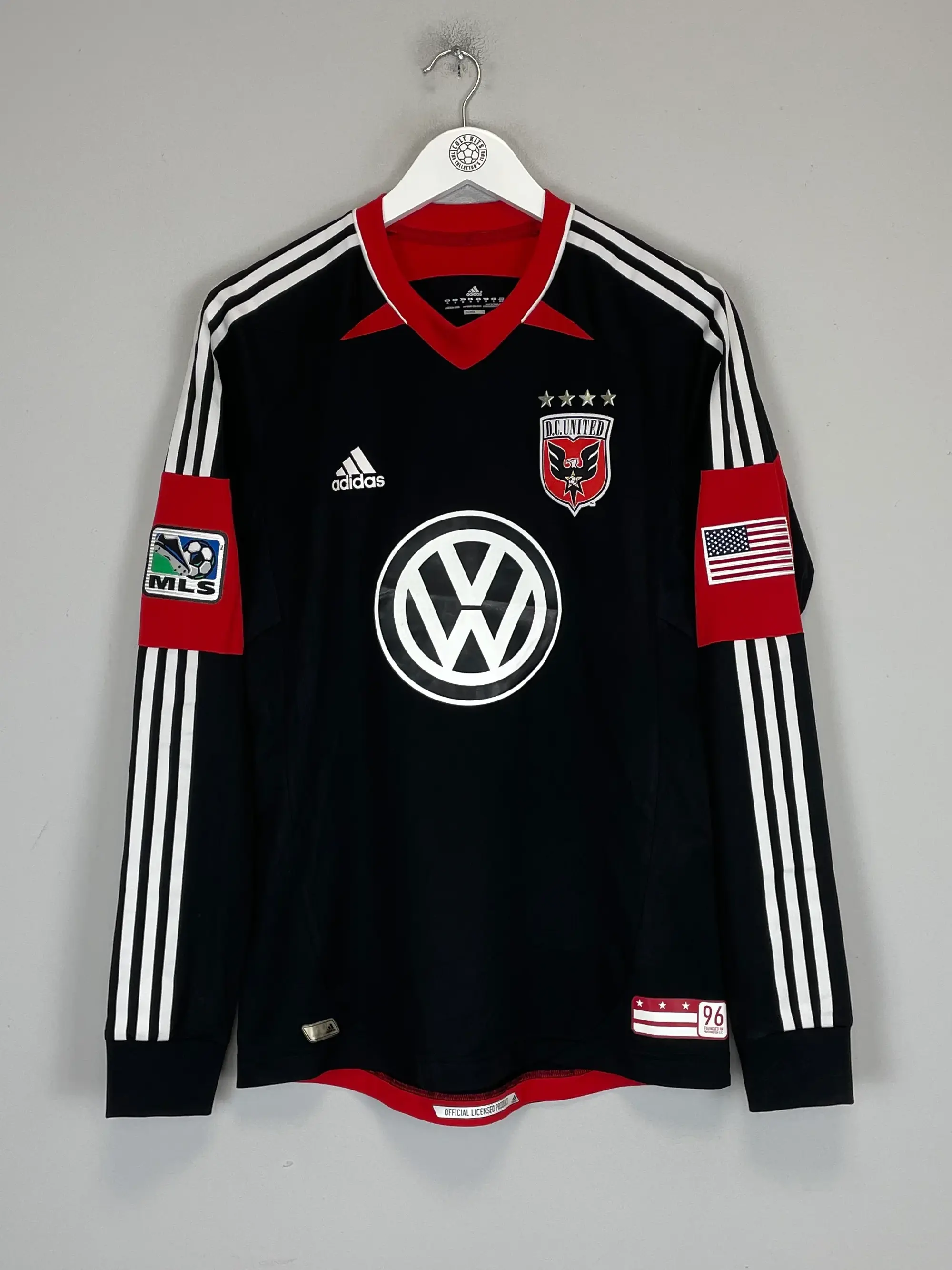 2012/13 DC UNITED L/S *PLAYER ISSUE* HOME SHIRT (M) ADIDAS | Cult Kits