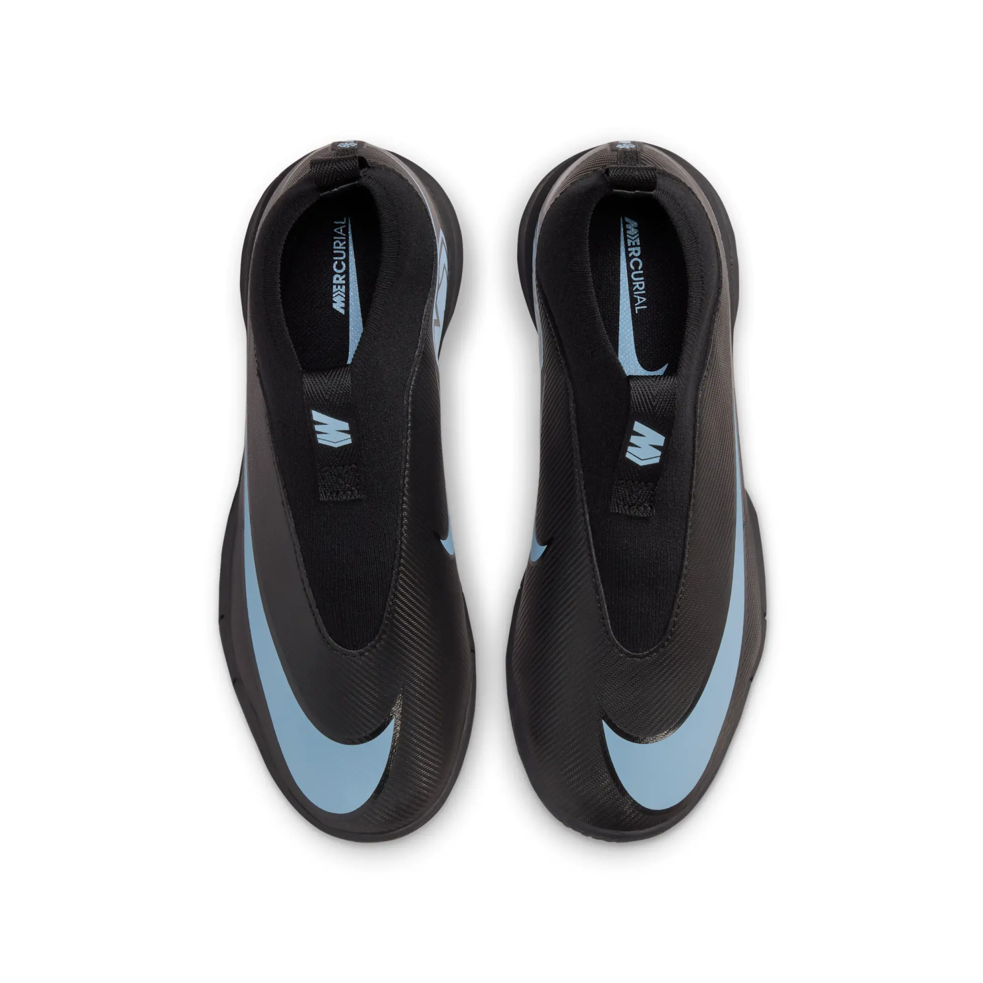 Nike Jr. Mercurial Superfly 10 Academy Younger/Older Kids' Indoor Court High-Top Football Shoes - Black