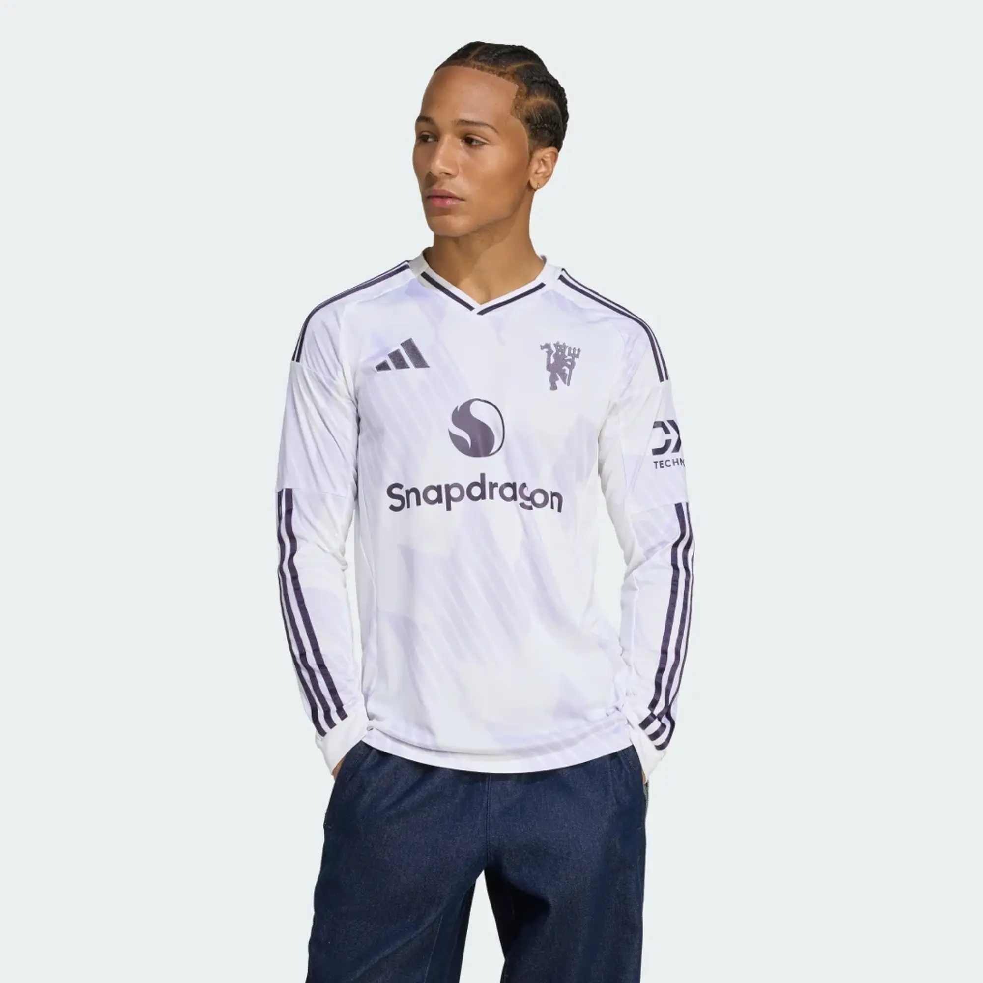 adidas Manchester United 25/26 Long Sleeve Away Jersey