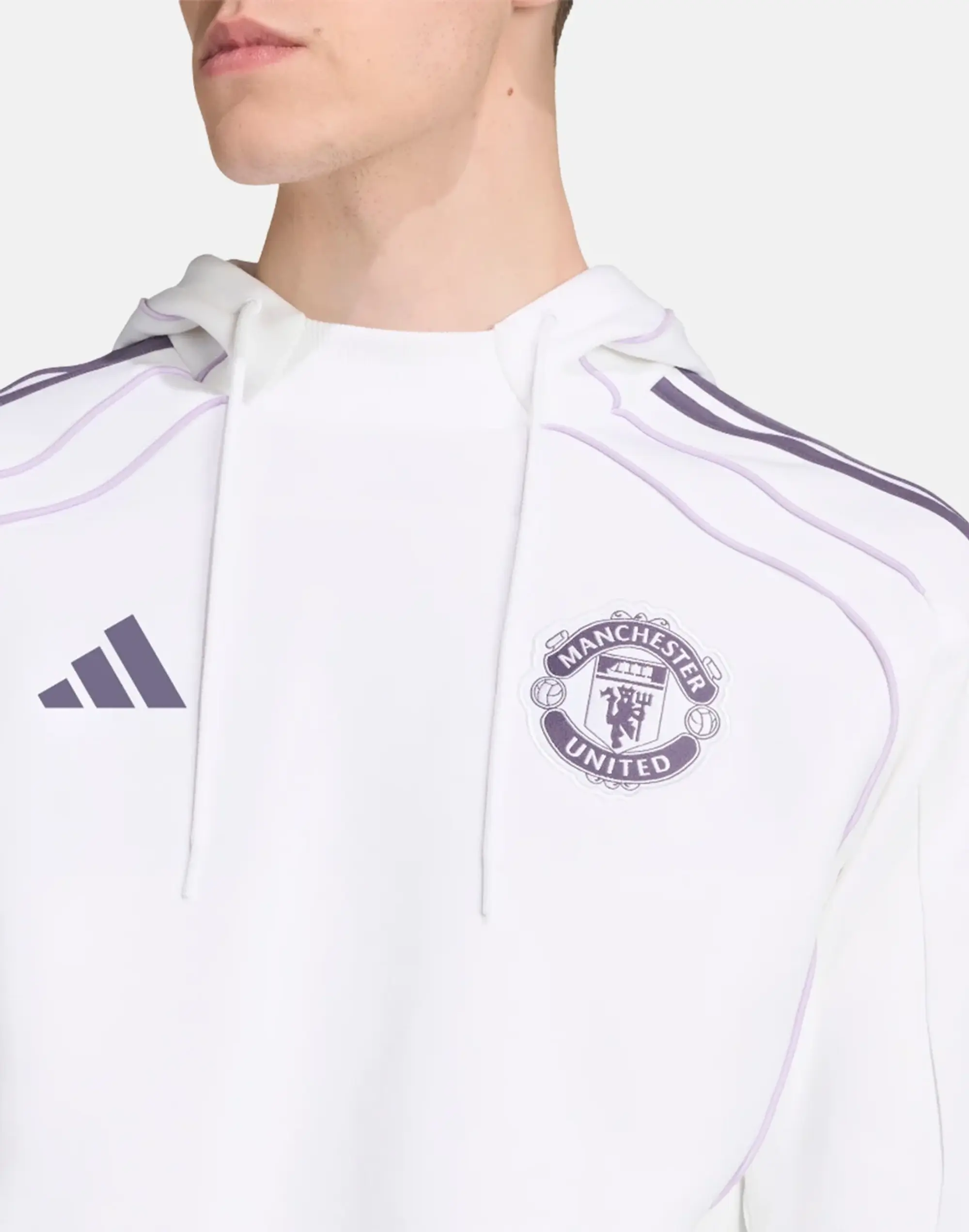 Manchester United x adidas Urban Purist Hoodie White