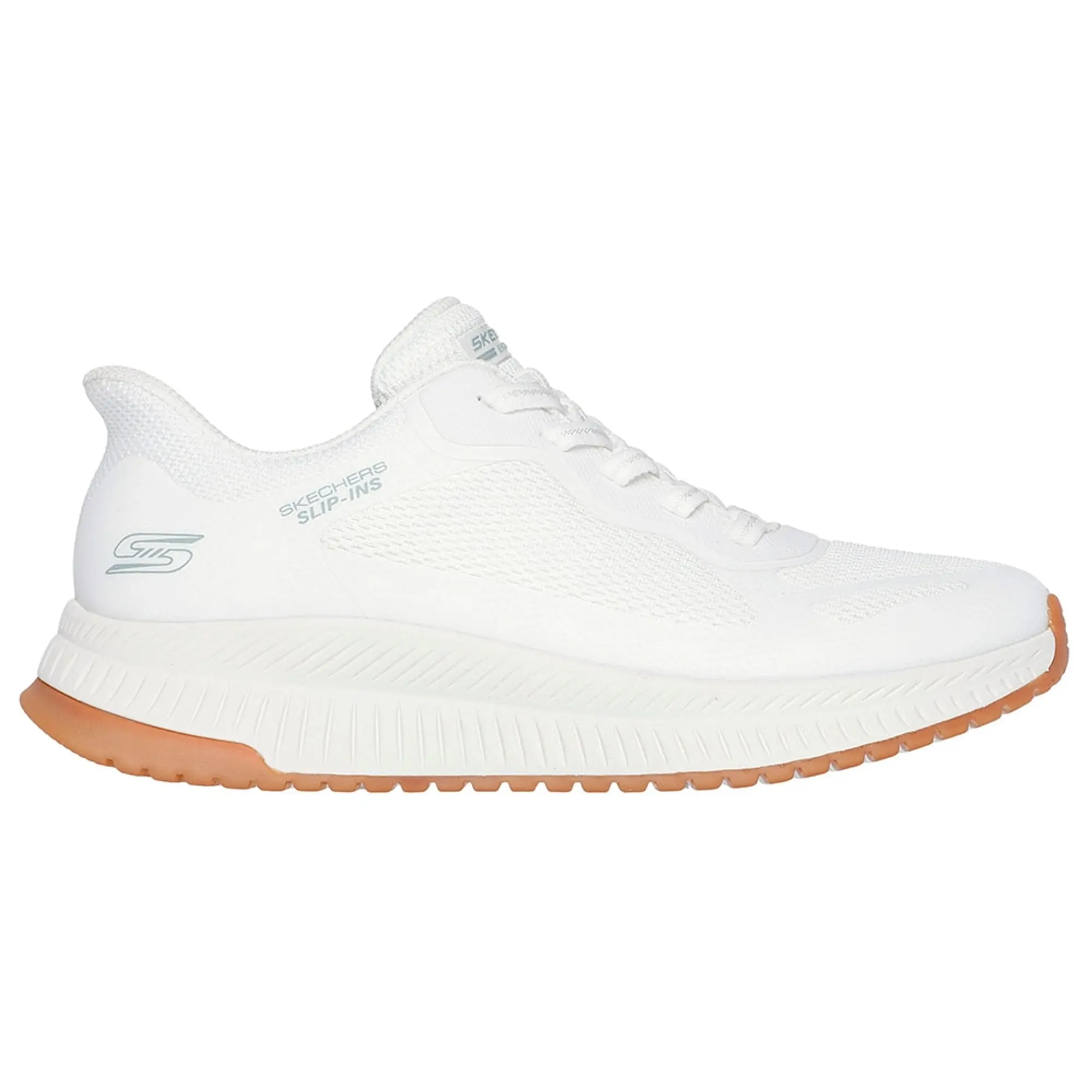 Skechers Women's Slip-ins: BOBS Squad 4 - Staple Look Sneaker in White