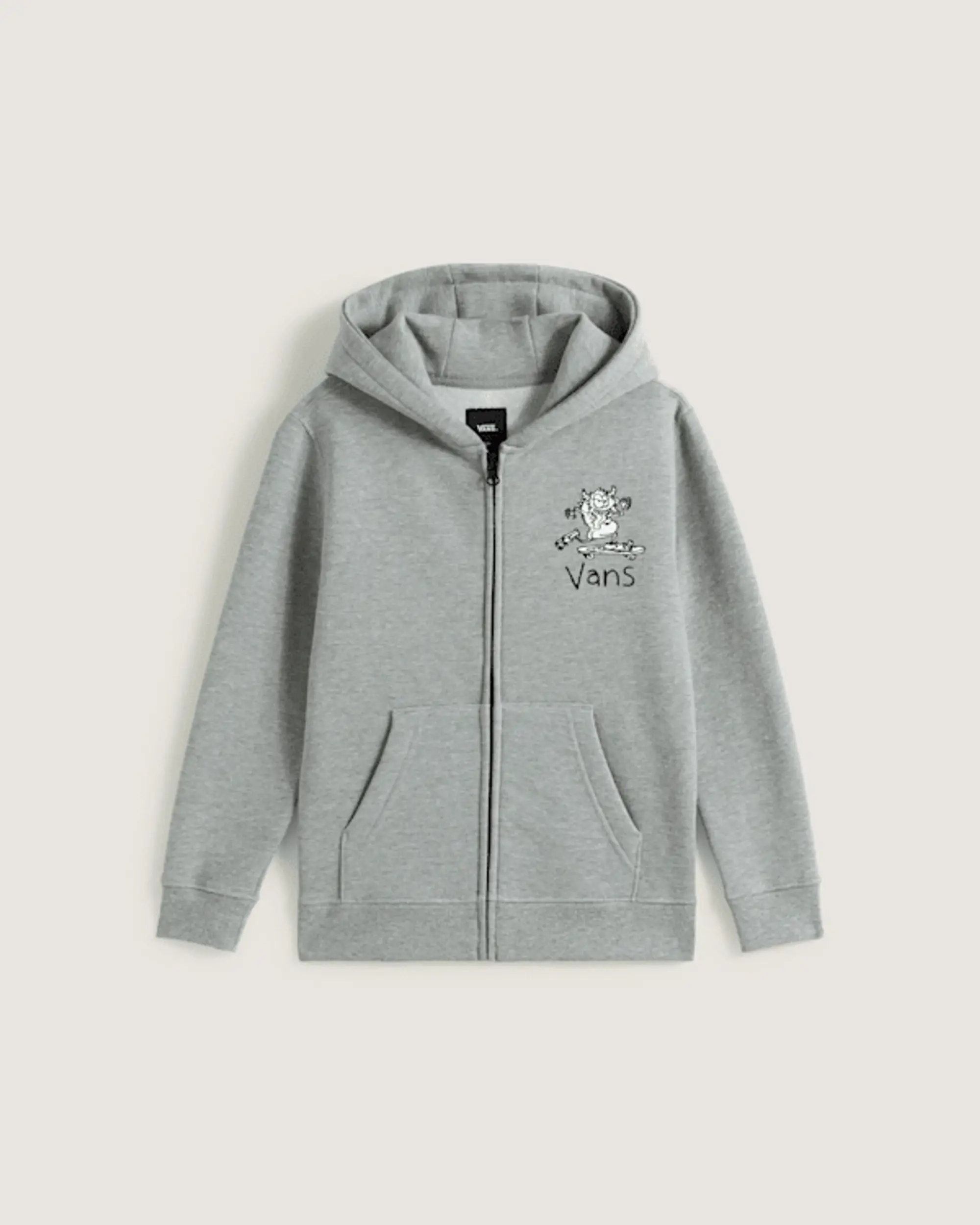 Vans - Kids Sk8 Zip Hoodie (8-14 Years), Grey