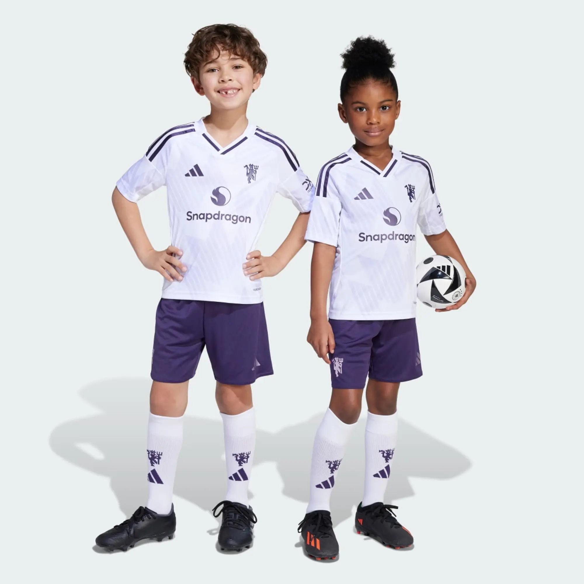 adidas Manchester United 25/26 Away Mini Kit Kids