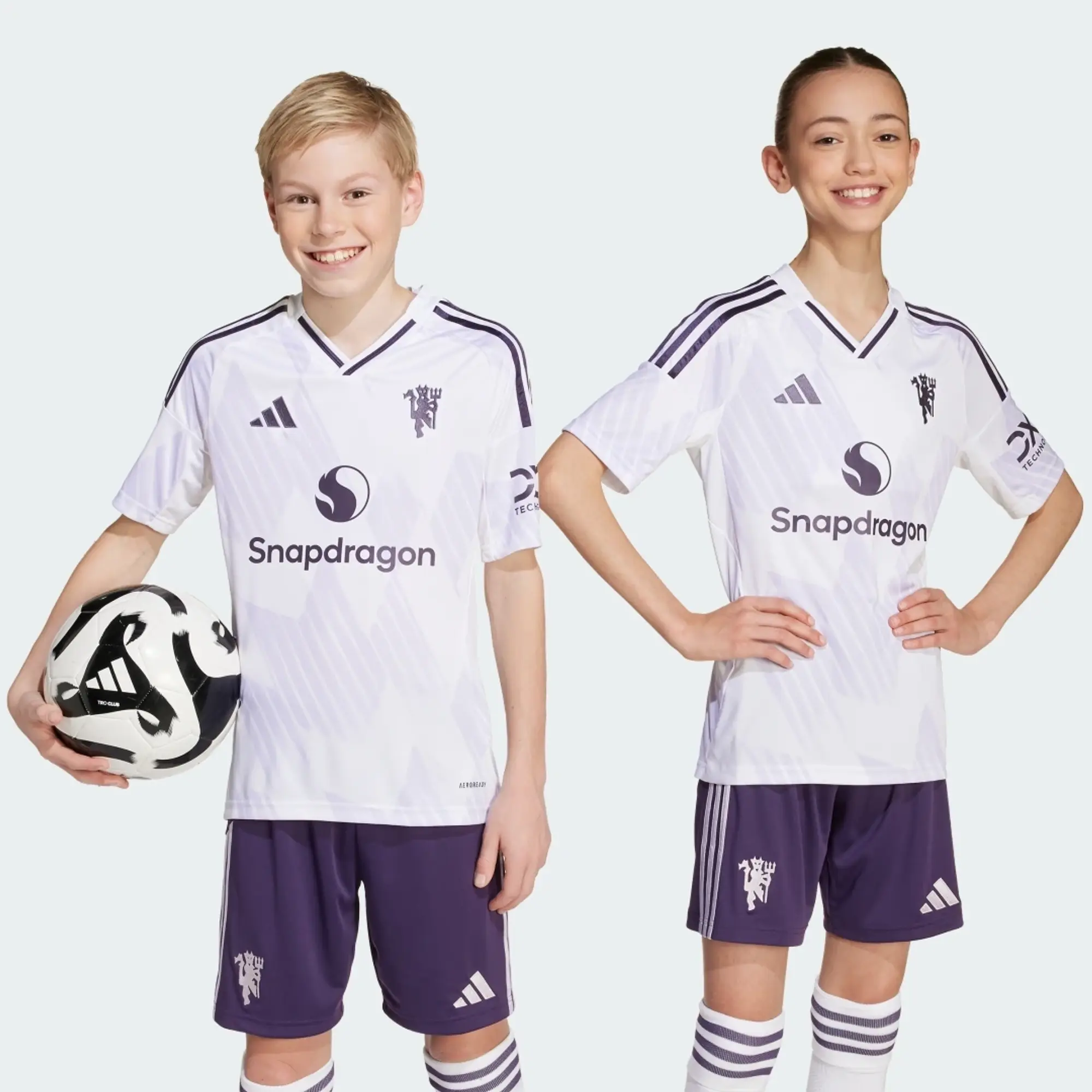 adidas Manchester United 25/26 Away Jersey Kids