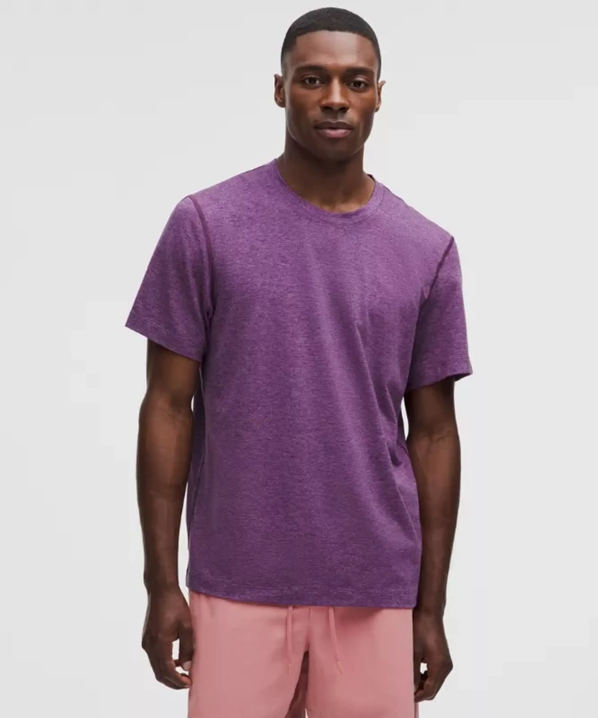 lululemon – Men's Soft Jersey Short-Sleeve Shirt – Color Purple – Size L