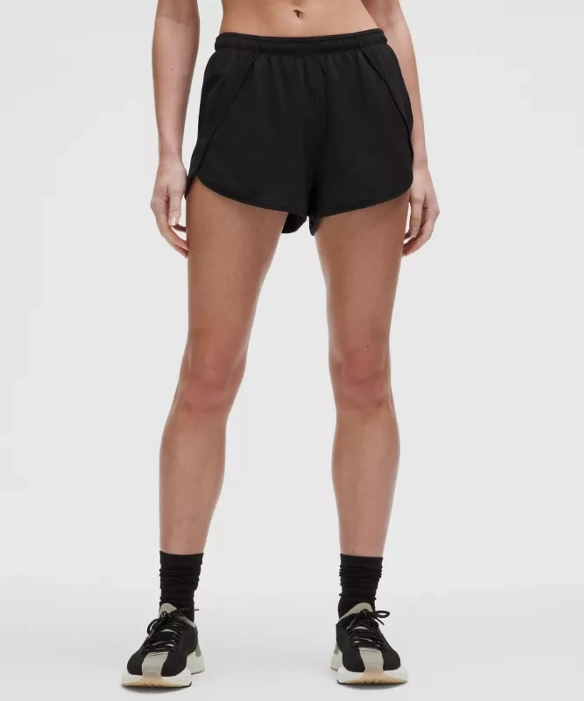 lululemon – Women's Swiftly Mid-Rise Shorts – 3" – Color Black – Size 0
