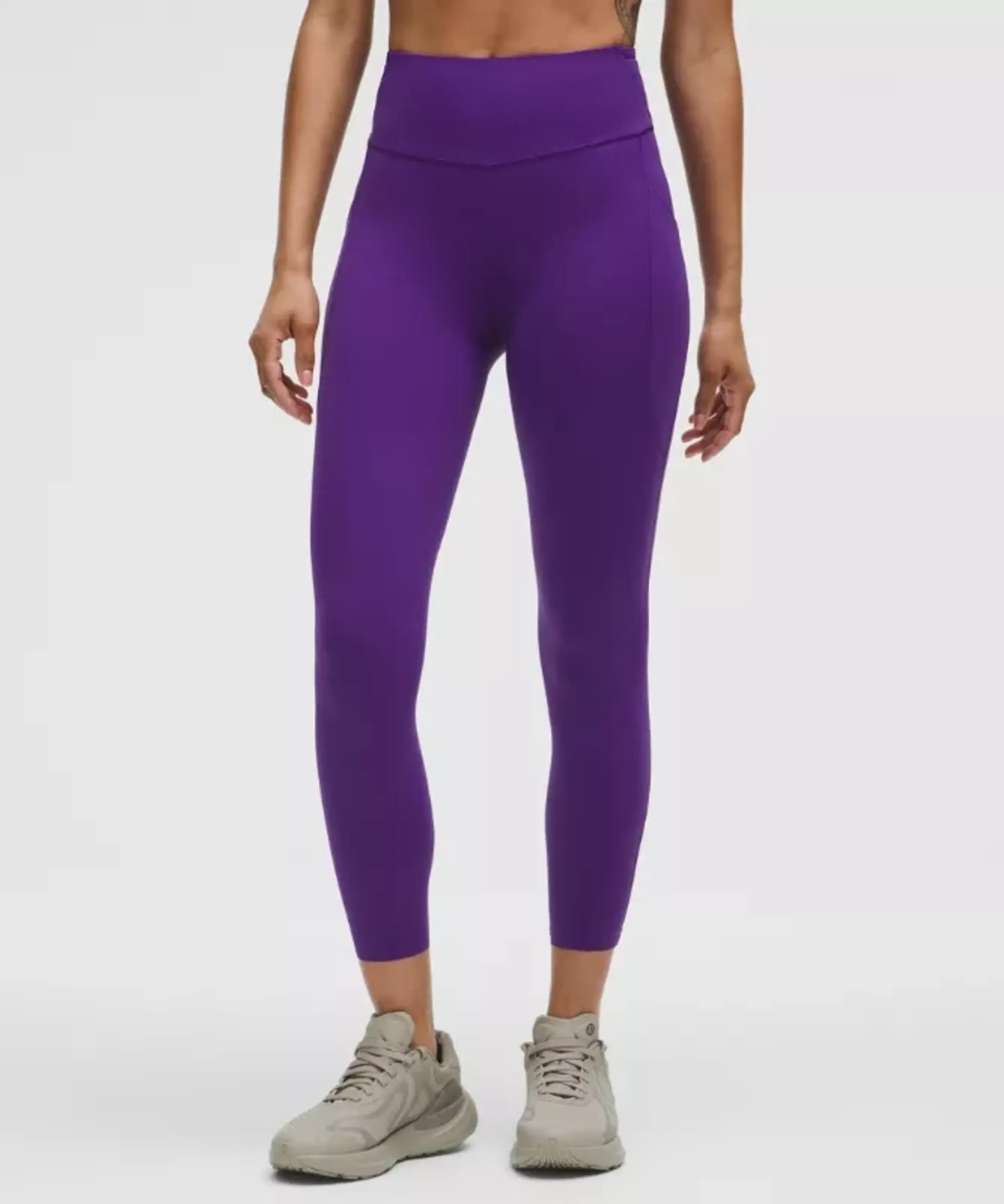 lululemon – Women's Fast and Free High-Rise Tight Leggings 5 Pocket – 25" – Color Purple – Size 10