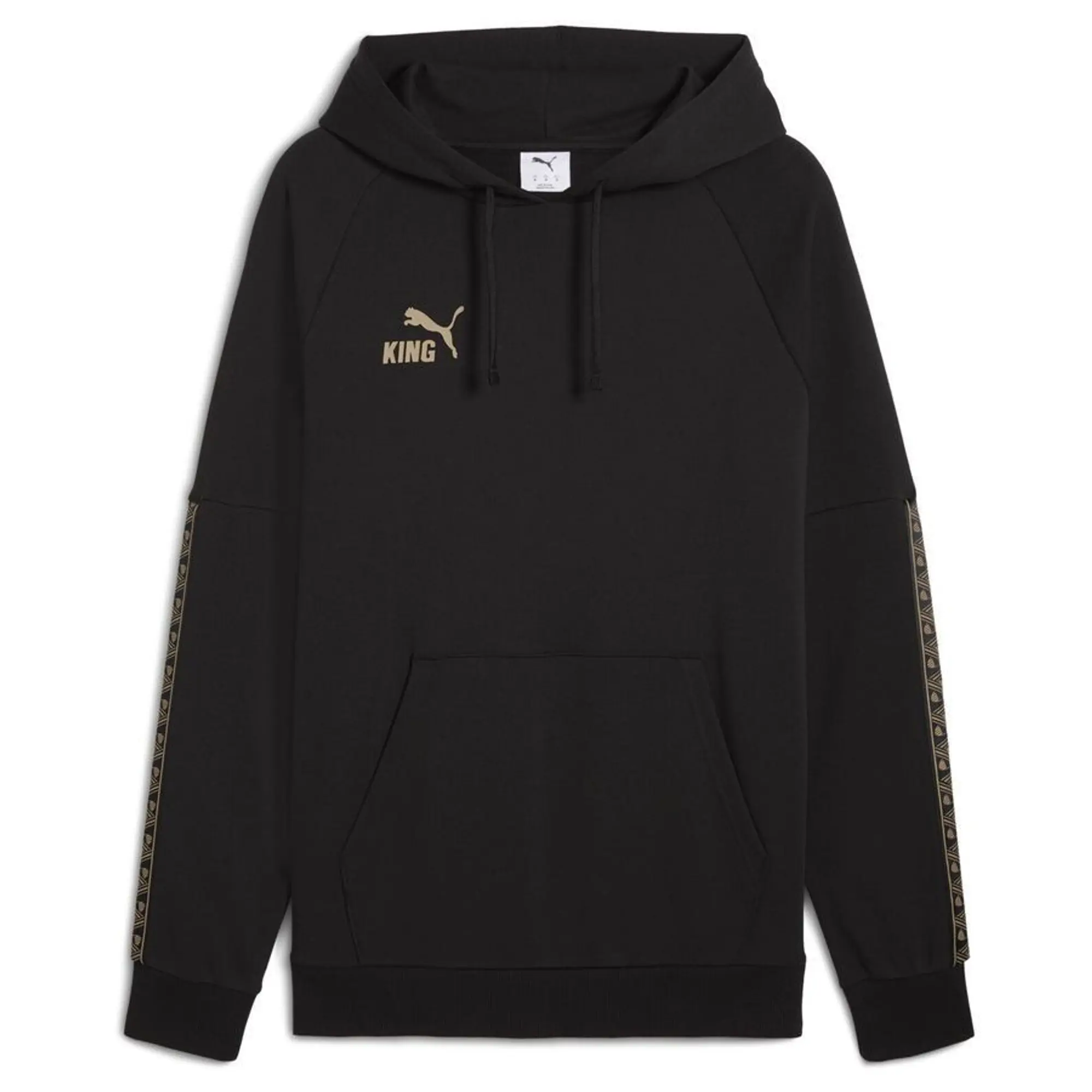 PUMA King Football Hoodie Men, Black/Gold