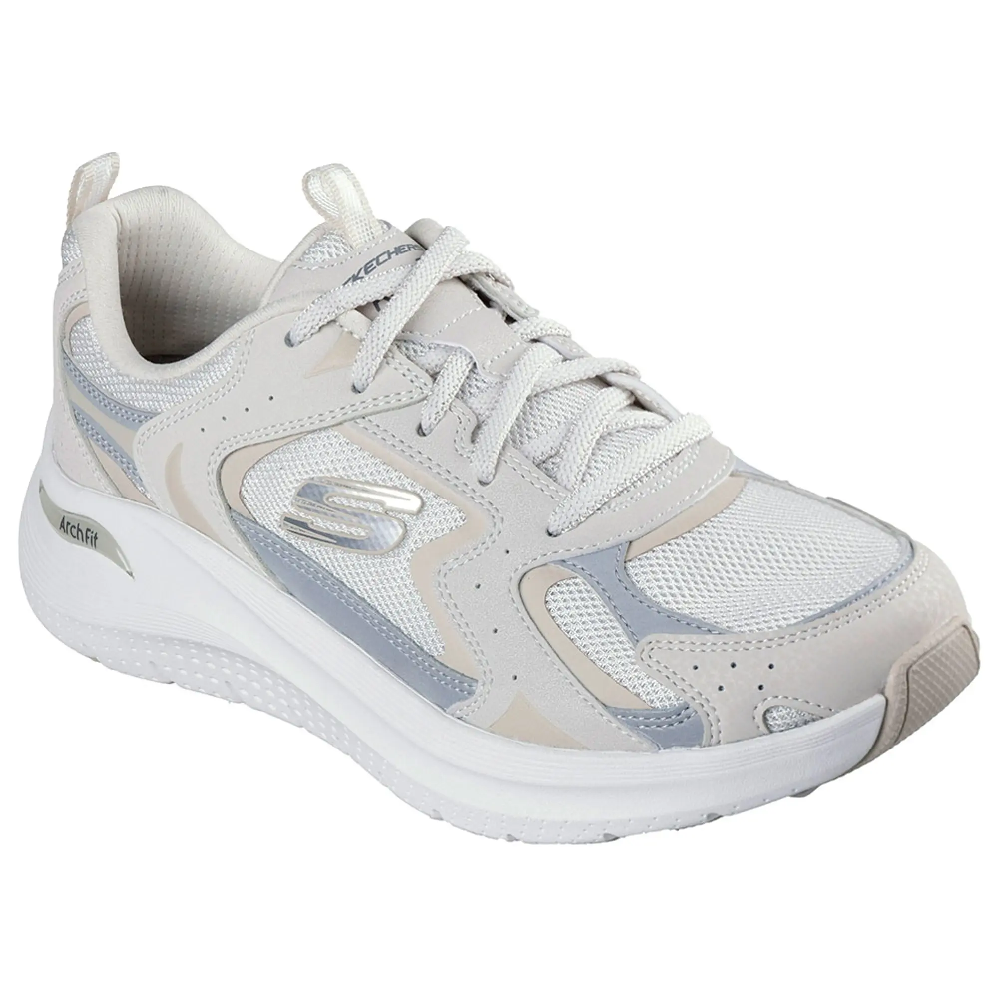 Skechers Women's Arch Fit 2.0 - Vintage Luxe Sneaker in Natural