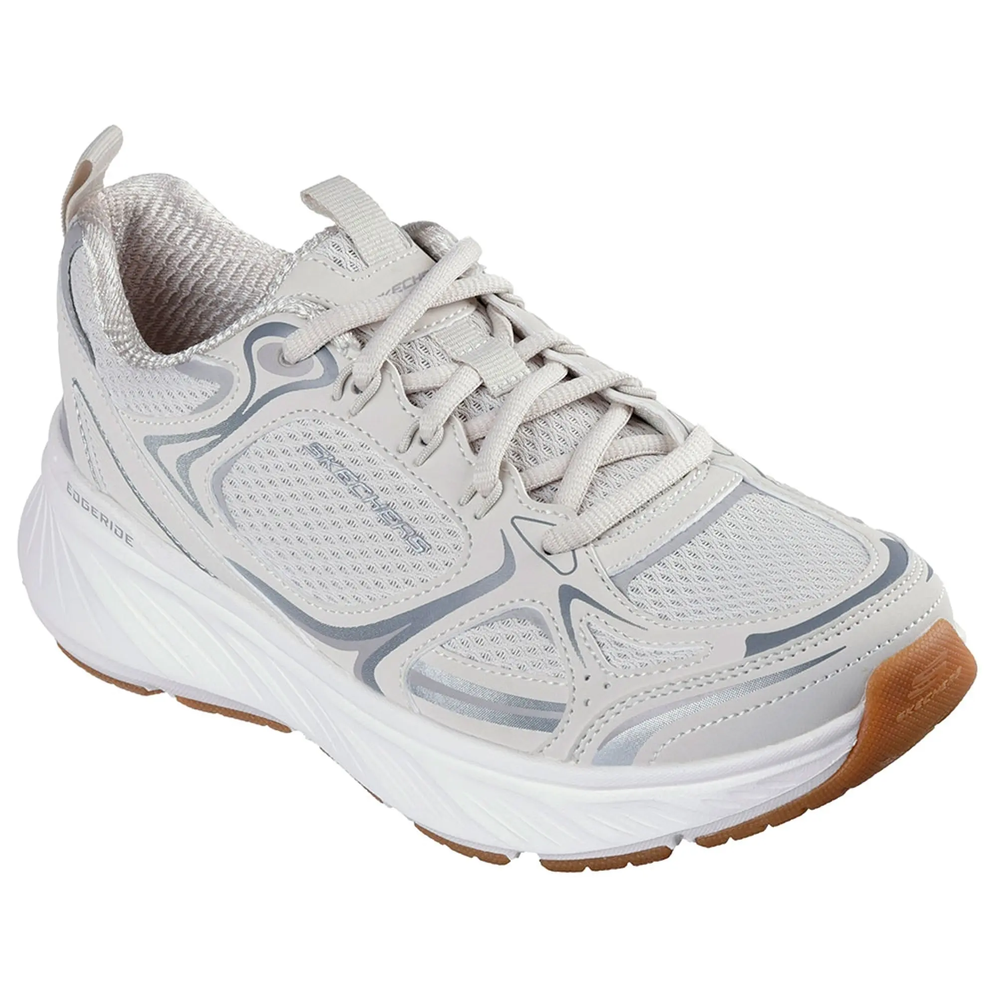 Skechers Edgeride Silver Eclipse Trainers