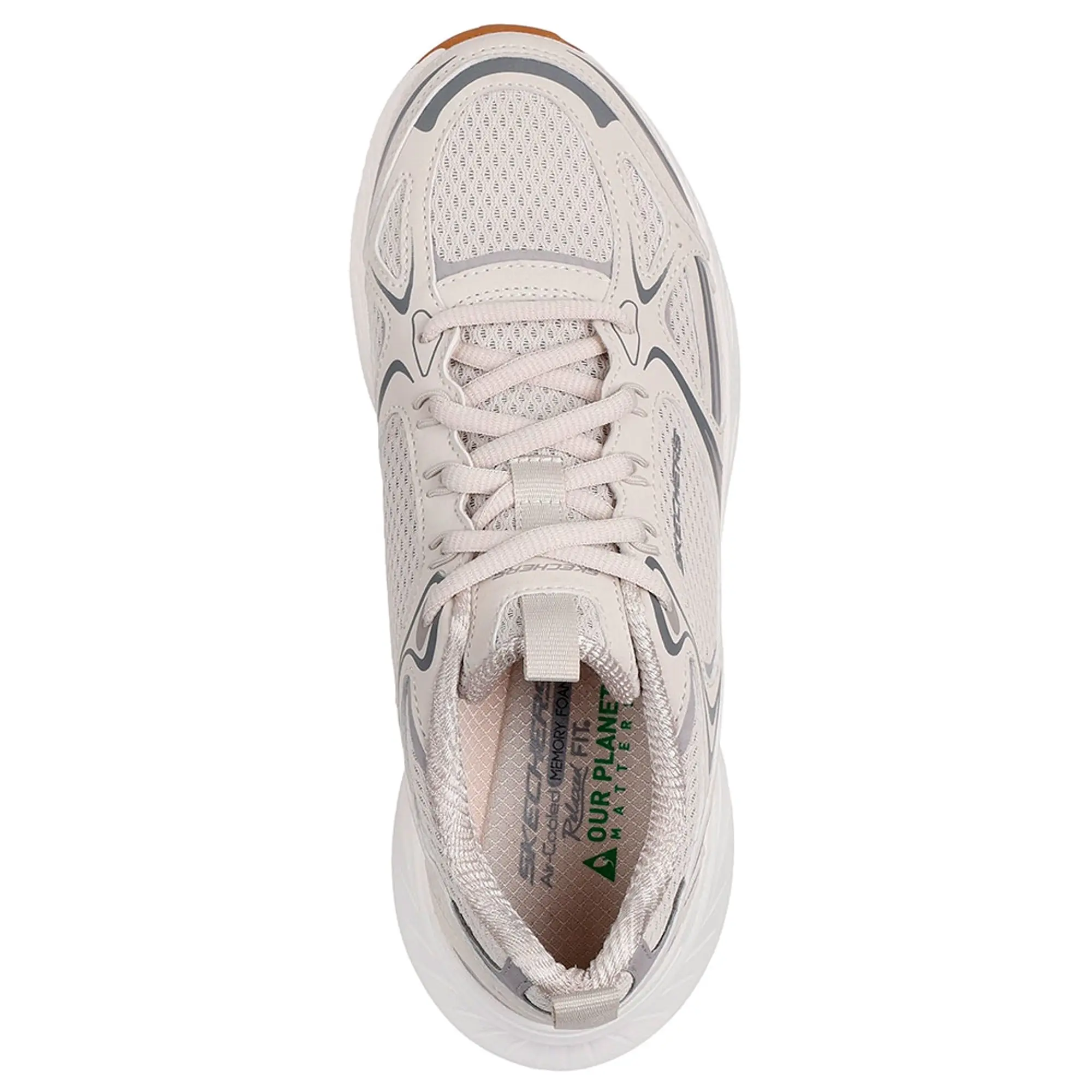 Skechers Edgeride Silver Eclipse Trainers