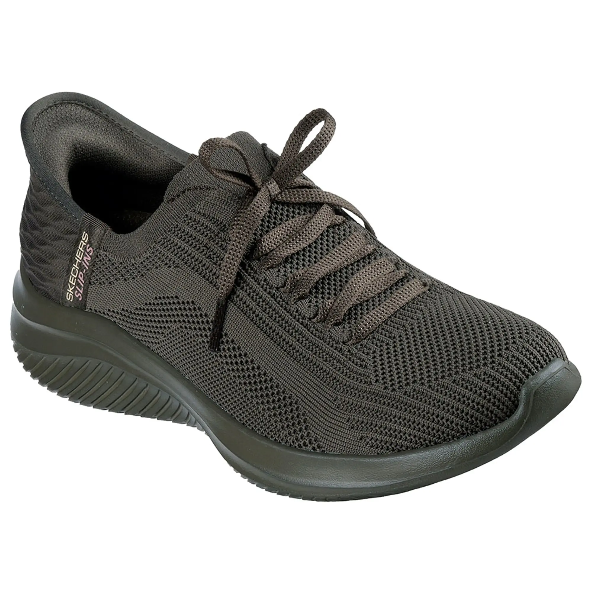 Skechers Women's Slip-ins: Ultra Flex 3.0 - Pure Colour Sneaker in Olive