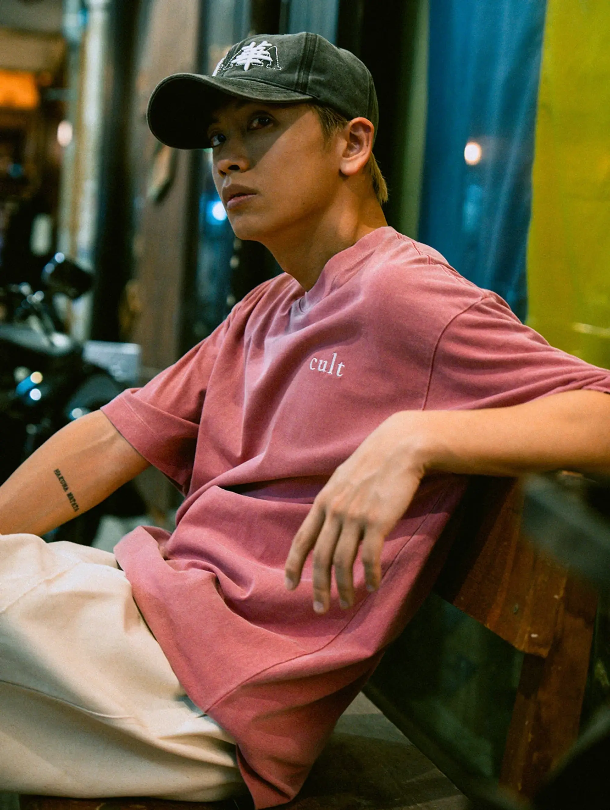 South China Embroidered Cult Tee - Red | Cult Kits, XL / South China / Red