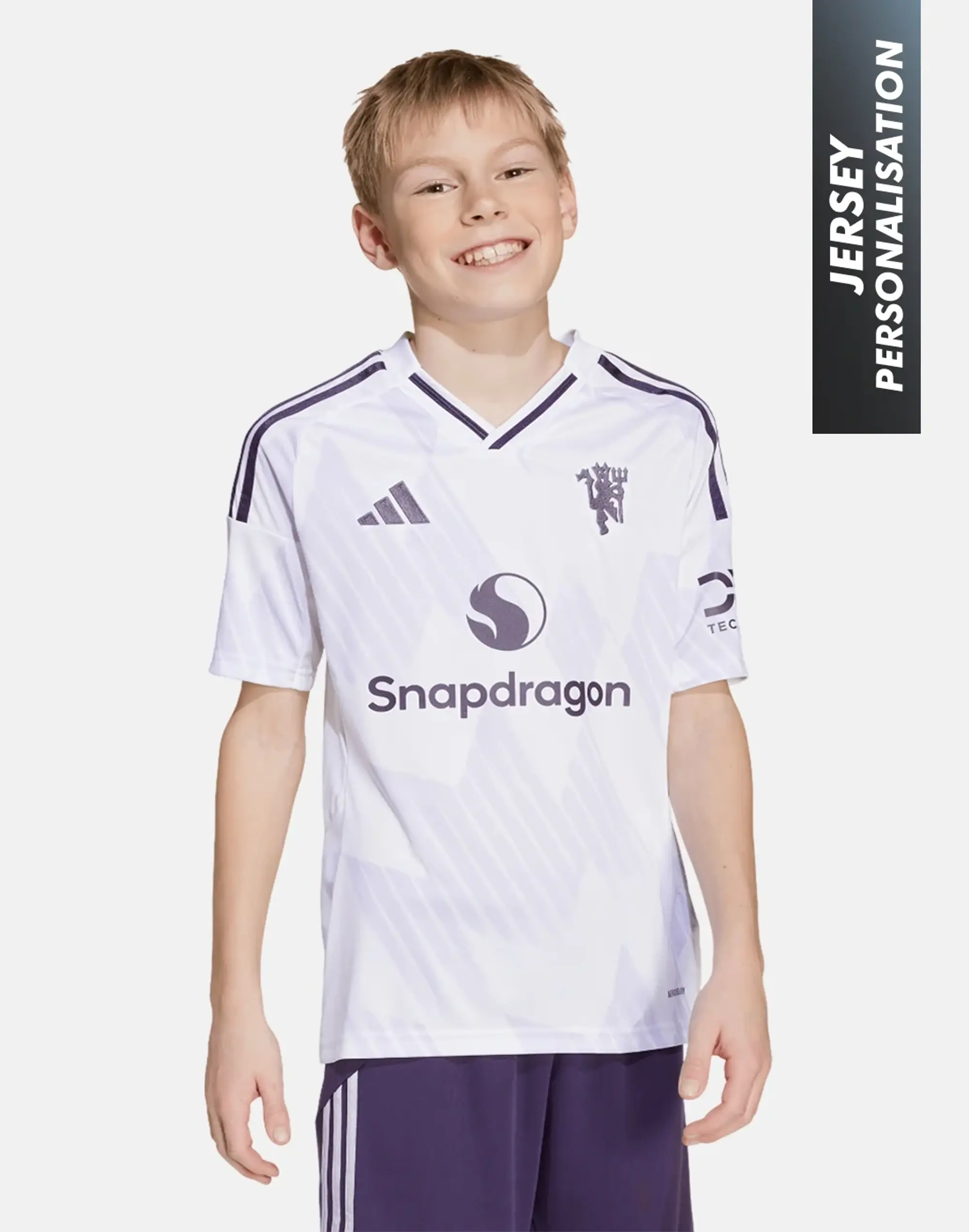 adidas Manchester United 25 26 Kids Away Shirt