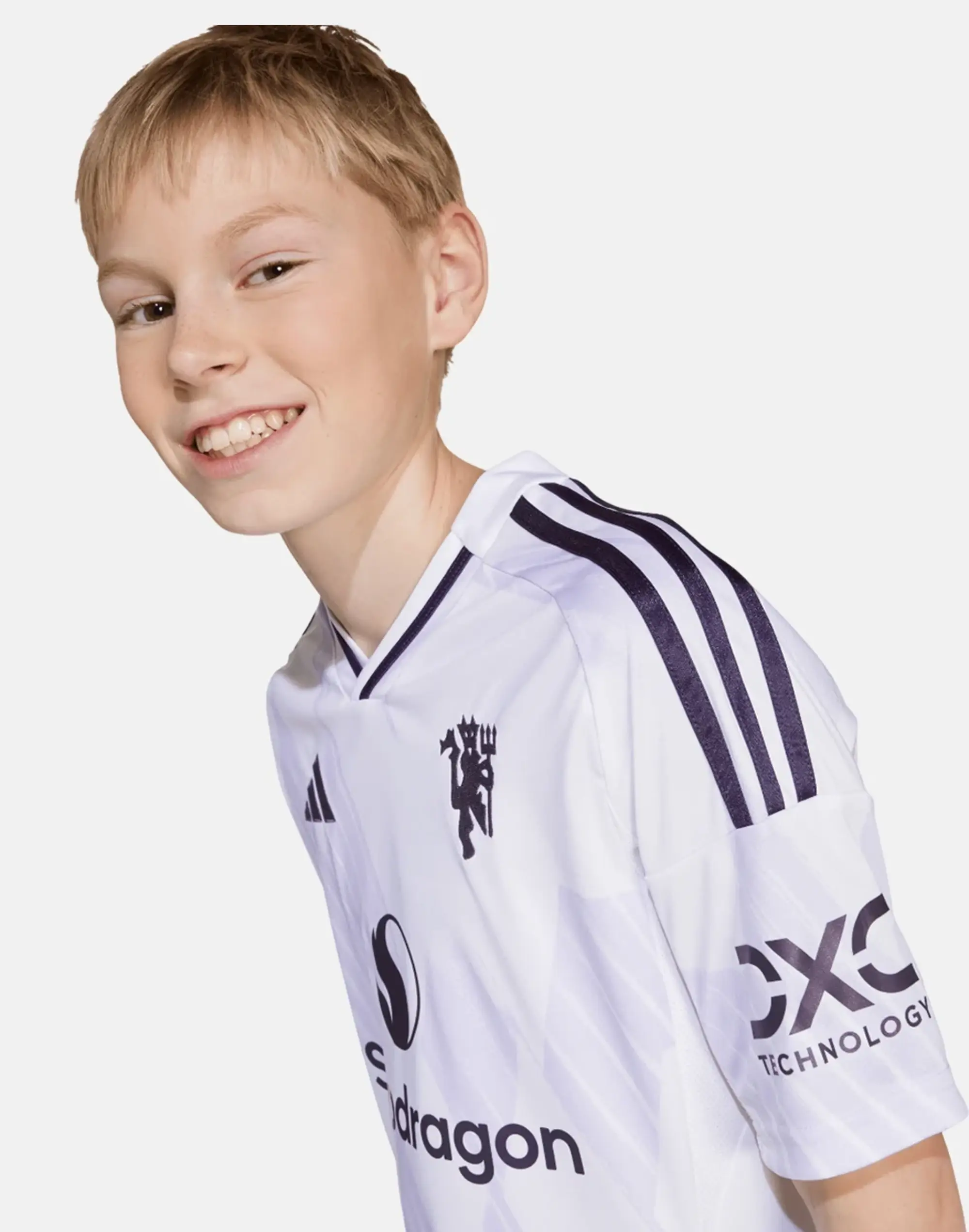 adidas Manchester United 25 26 Kids Away Shirt