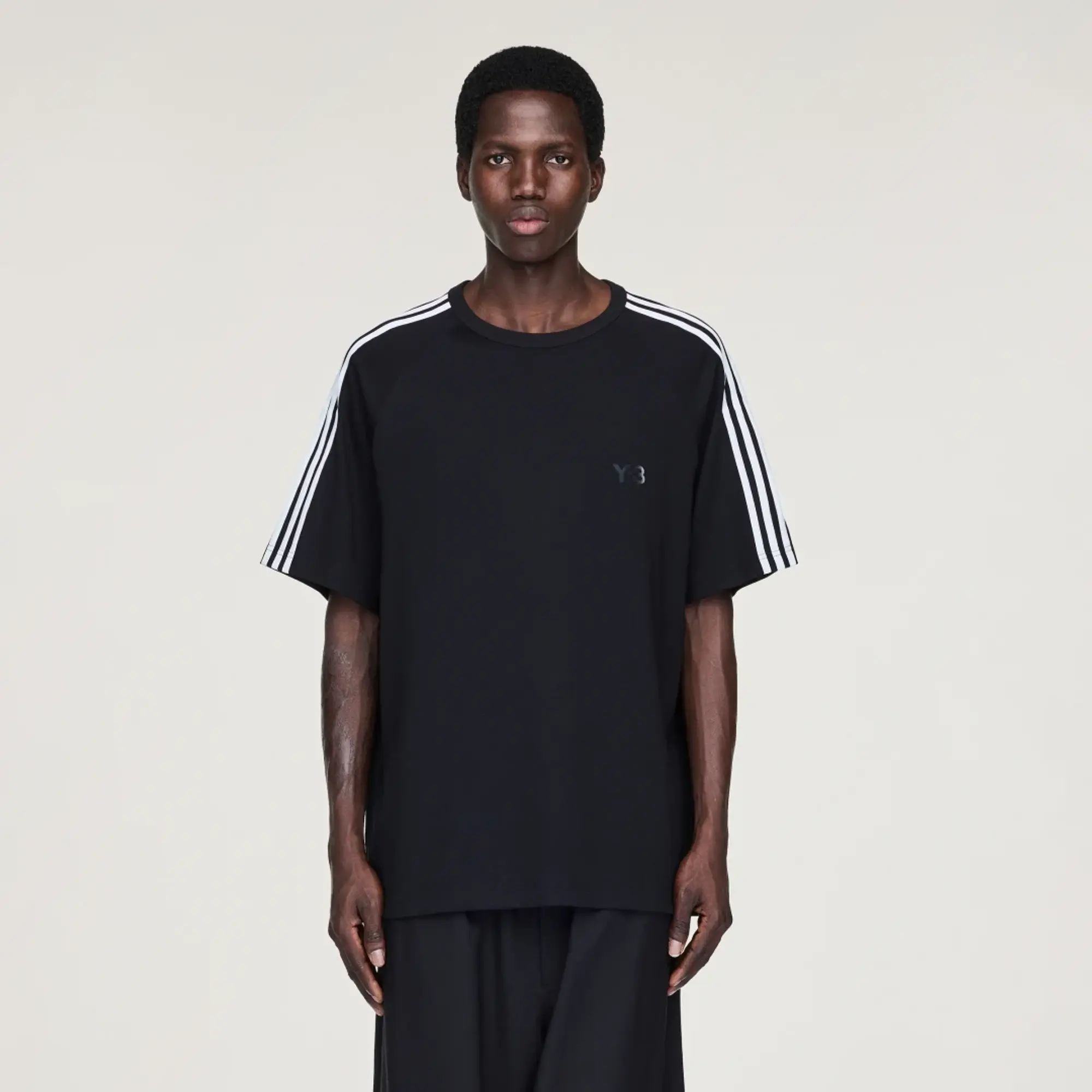 adidas Y-3 Short Sleeve T-Shirt 3-Stripes